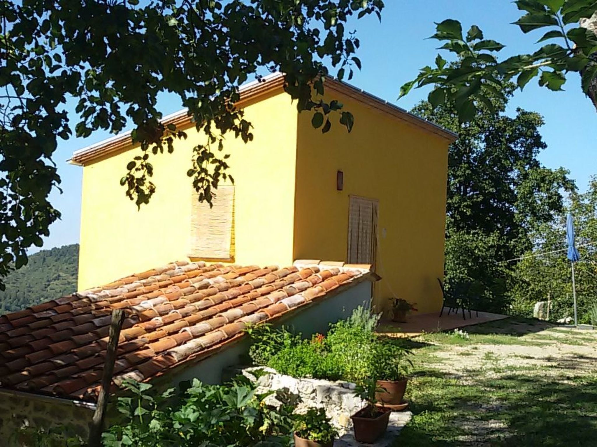 Kleines feines helles Appartment im Gruenen mit Meerblick