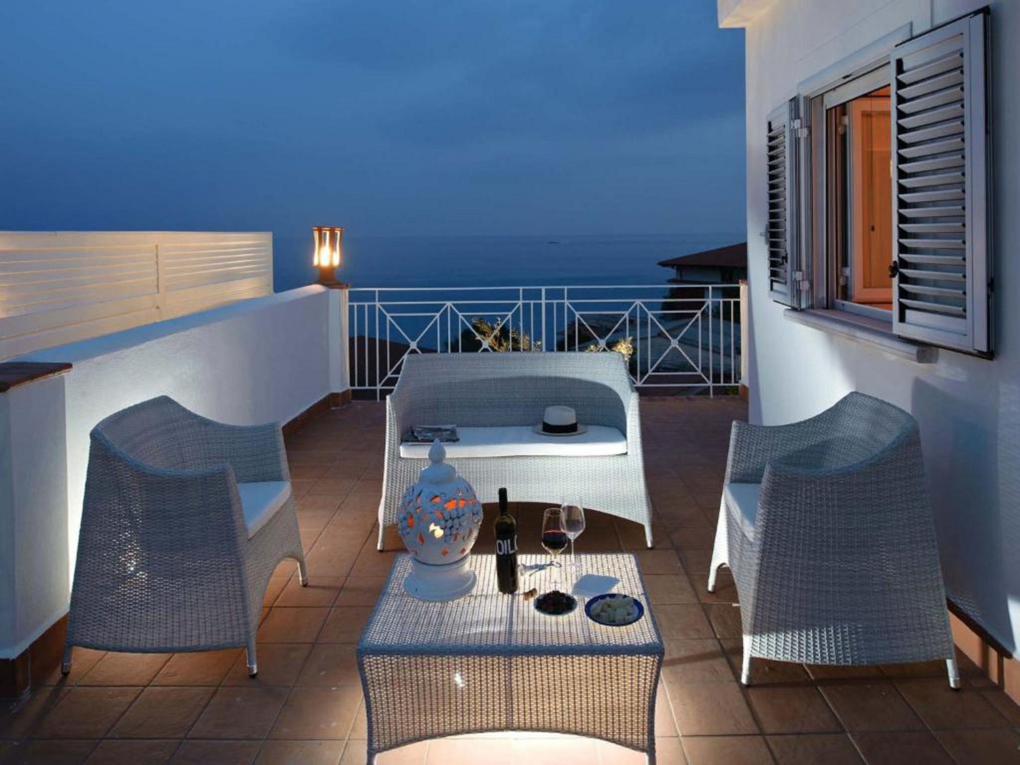 Panoramisch appartement met zeezicht en zwembad in Cilento - foto 9