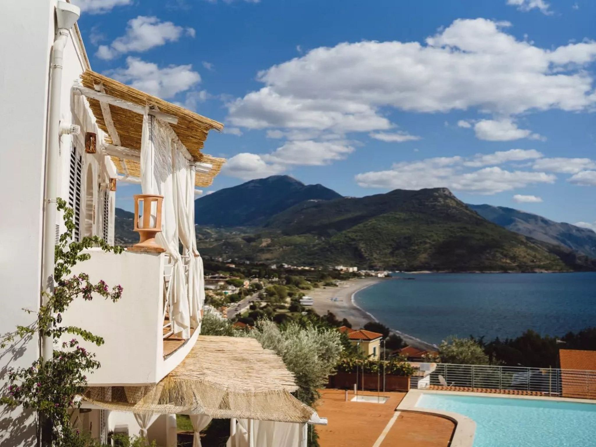 Panoramisch appartement met zeezicht en zwembad in Cilento - foto 23