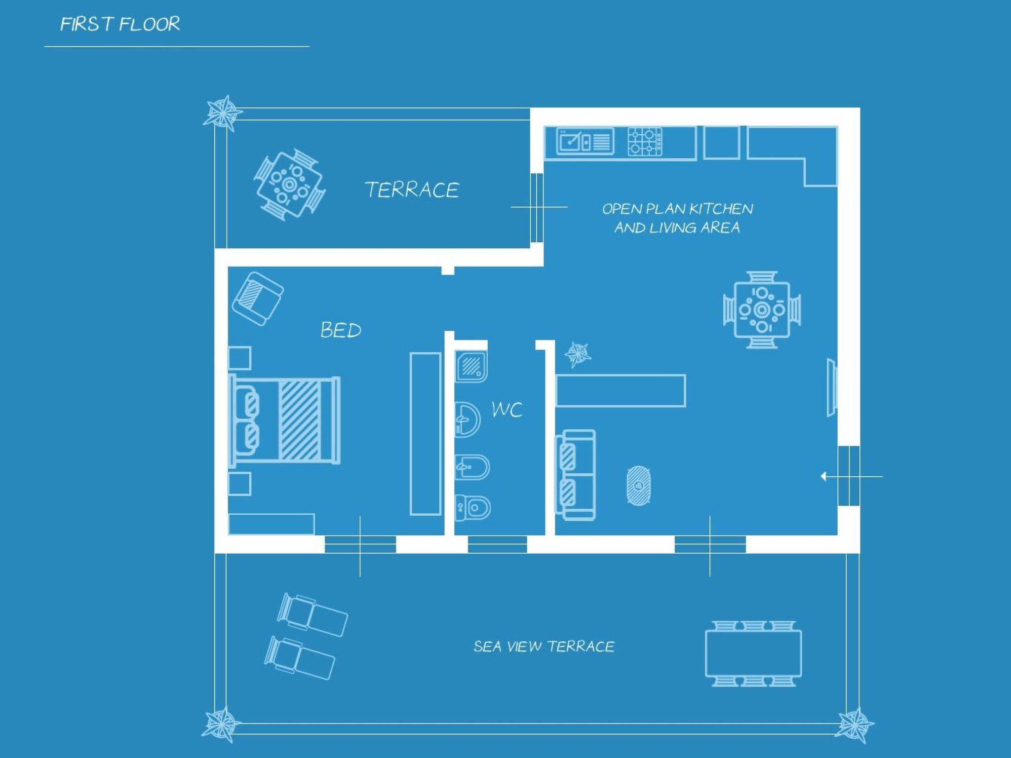 Traumvilla mit Panoramapool-Binnen