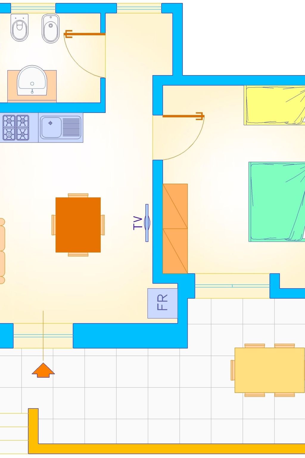 Erdgeschosswohnung für bis zu sechs Personen-Image-tags.info