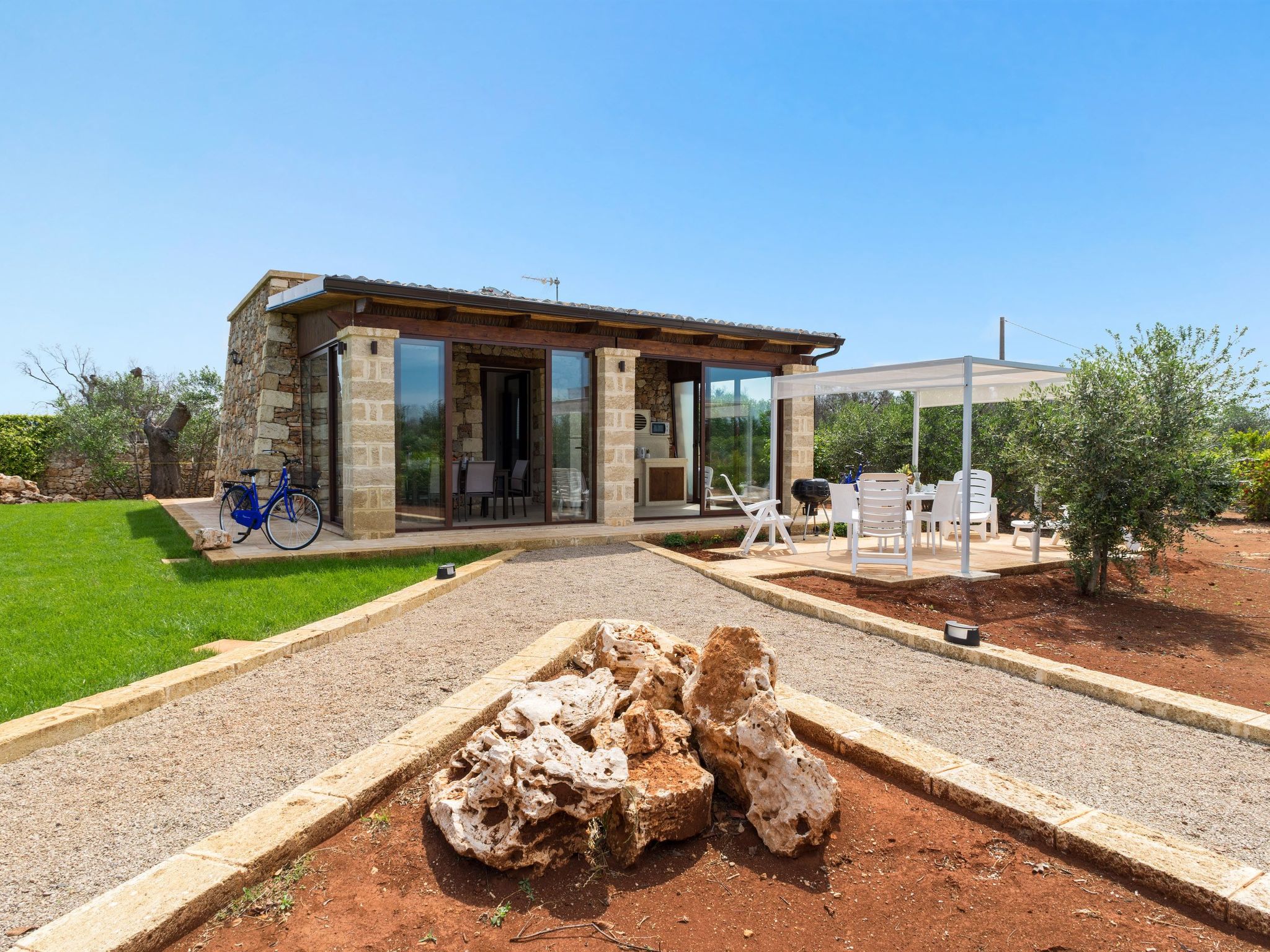 Ferienhaus mit umzäuntem Garten in Casarano (Italien) und 1 Hund erlaubt