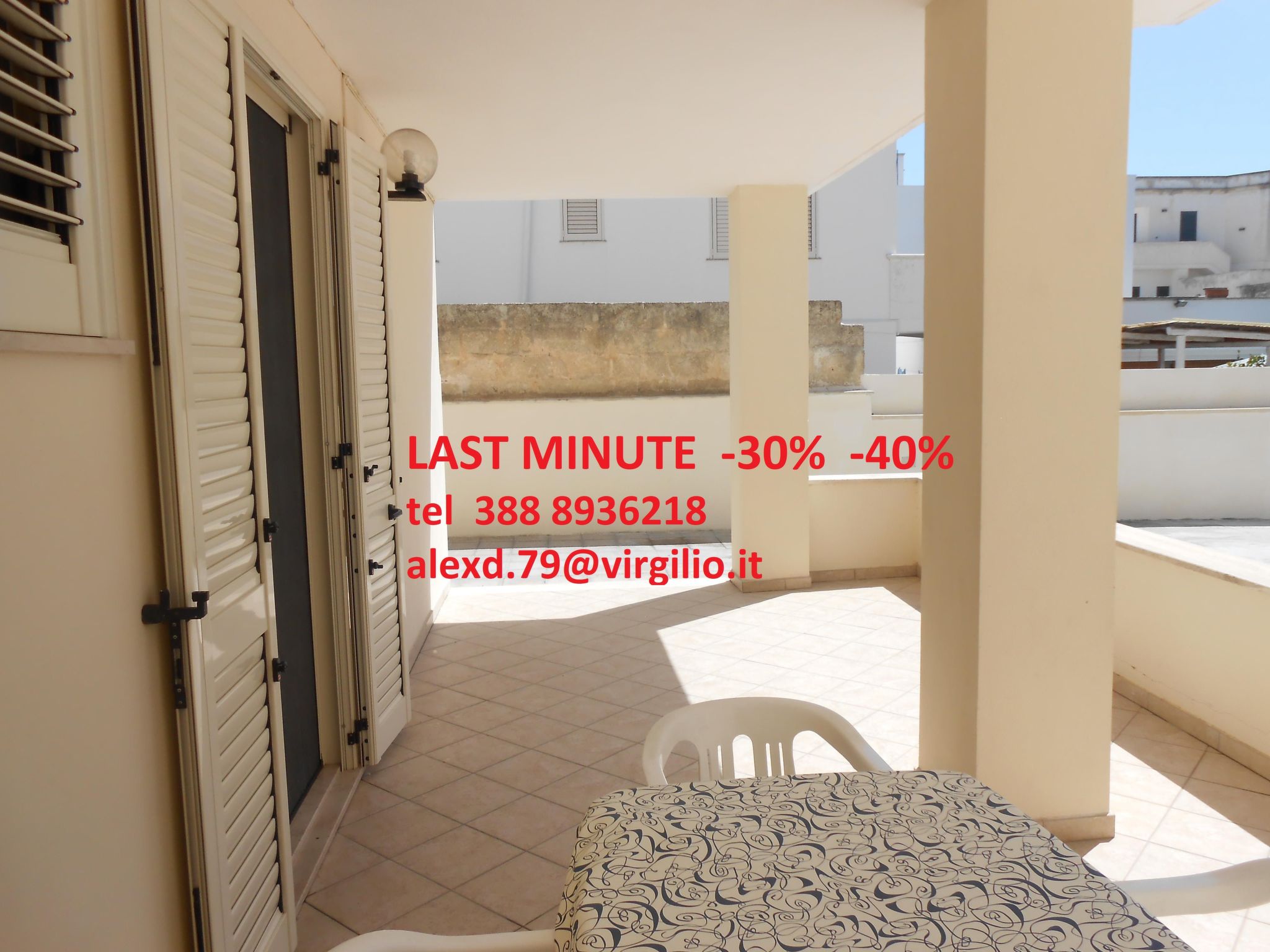 Ferienhaus in Acquarica del Capo (Italien) und 1 Hund erlaubt