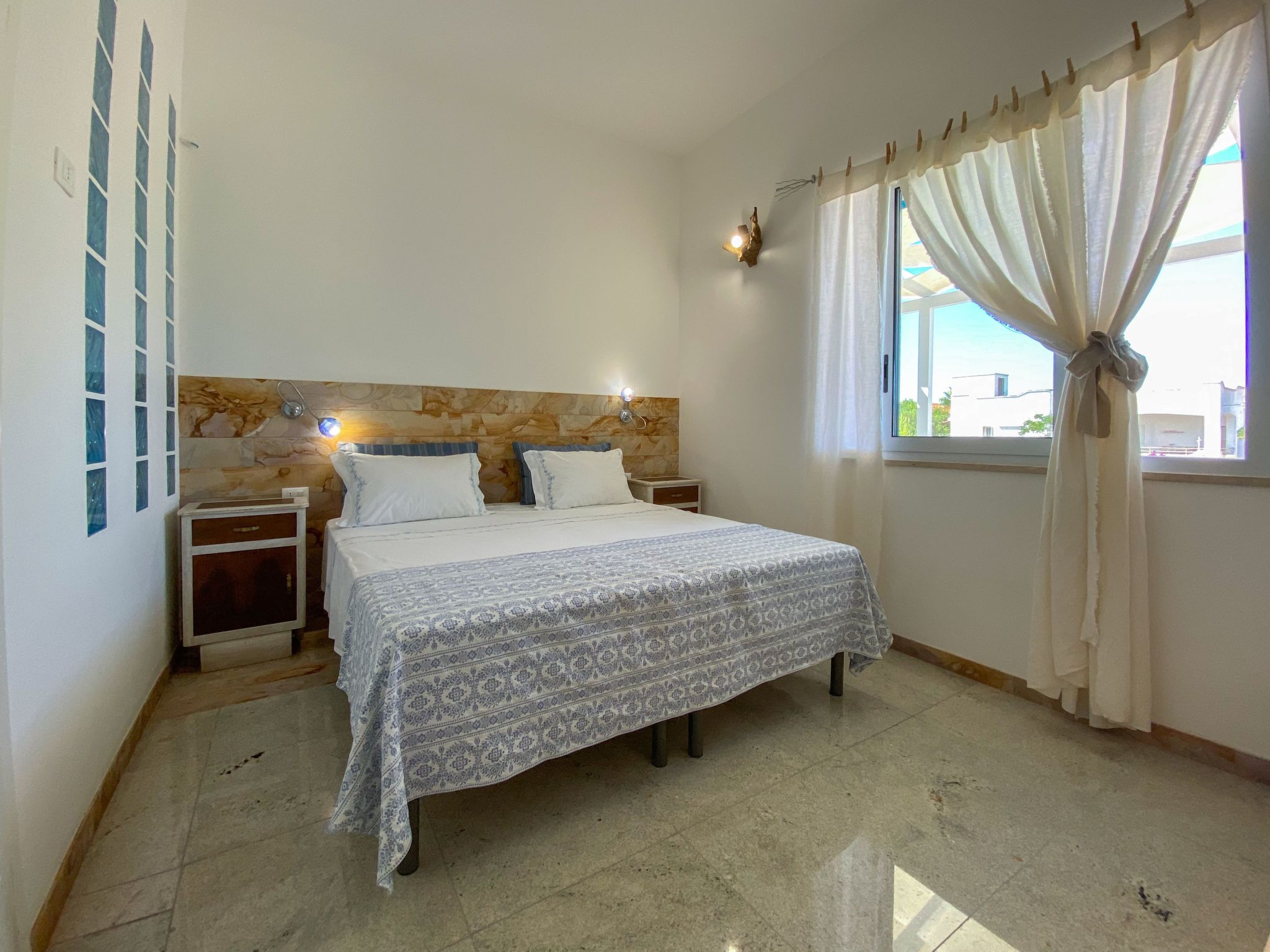 Blaue Wohnung-Drinnen