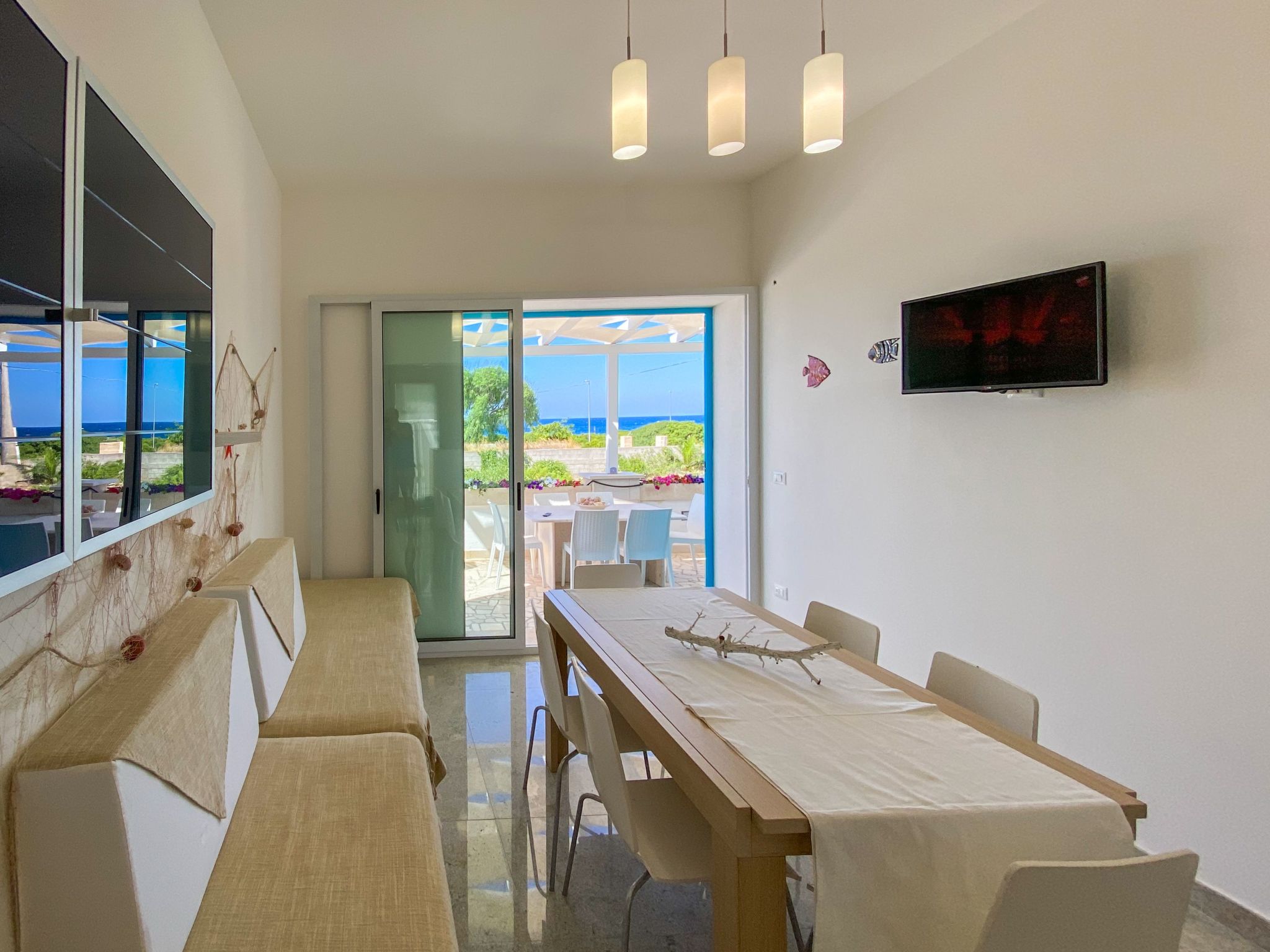 Blaue Wohnung-Drinnen