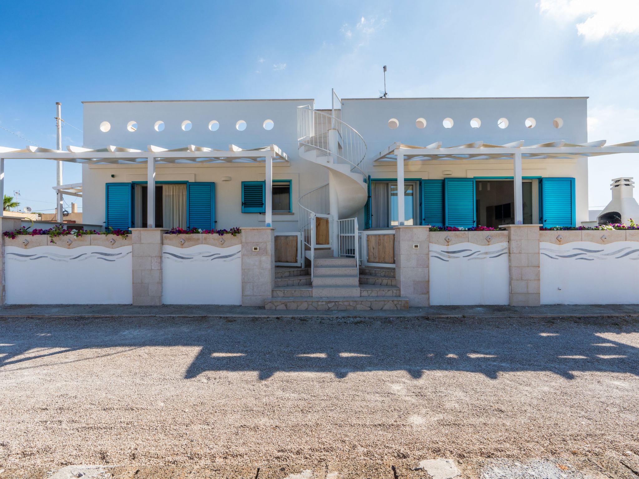 Blaue Wohnung-Drinnen