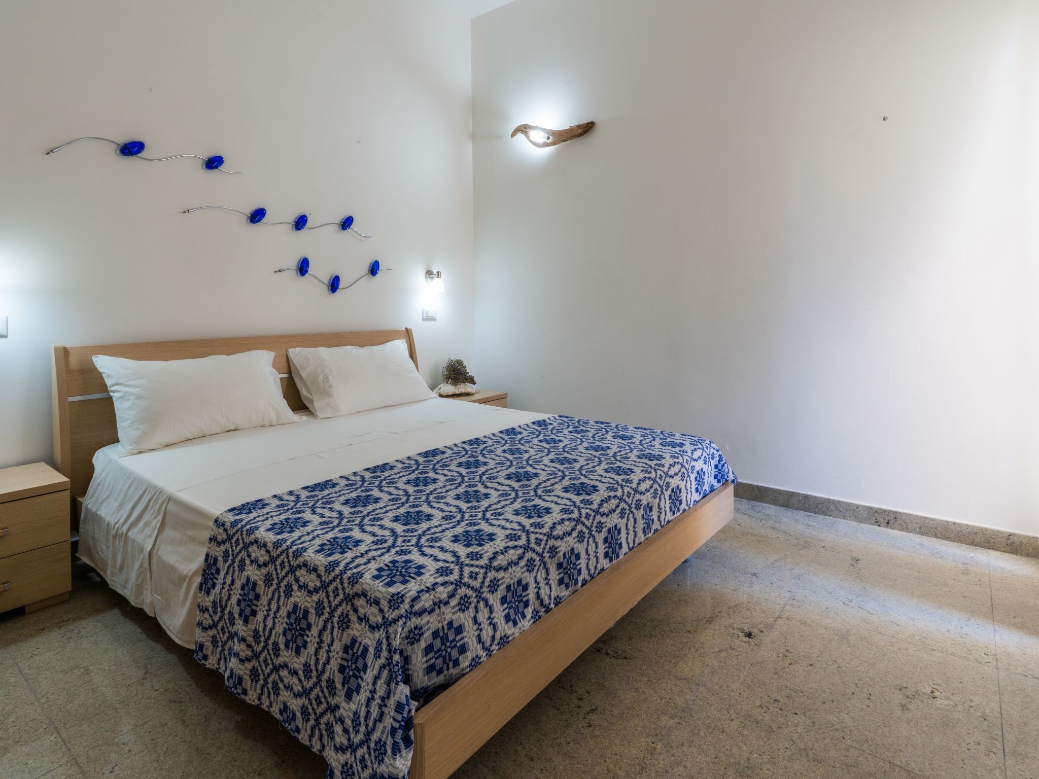 Blaue Wohnung-Drinnen