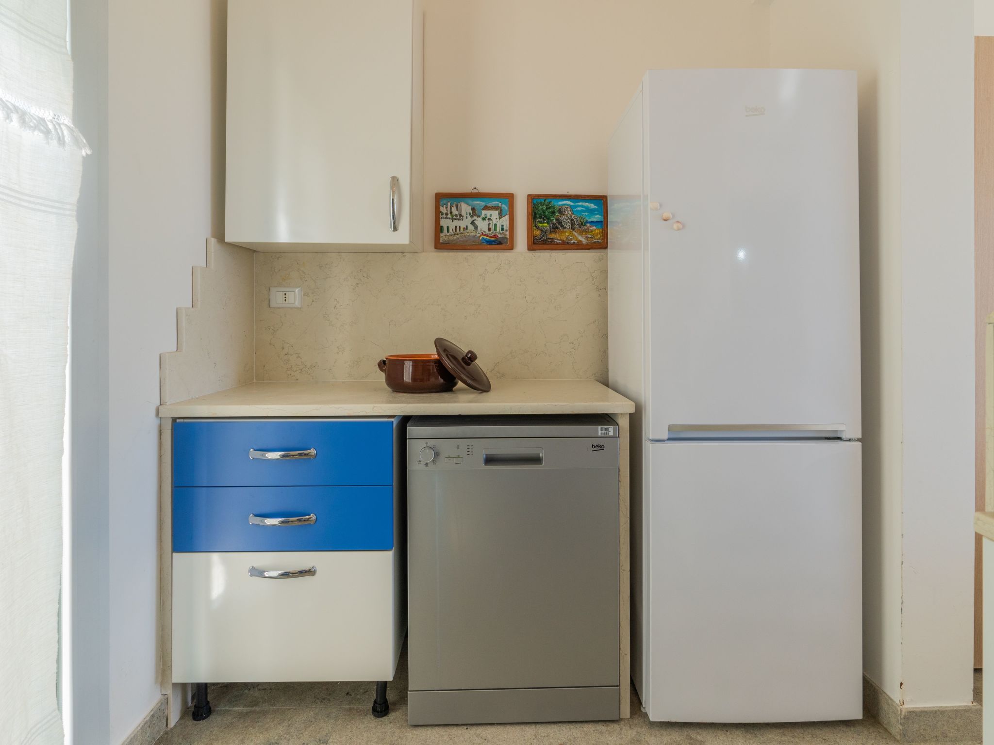 Blaue Wohnung-Drinnen