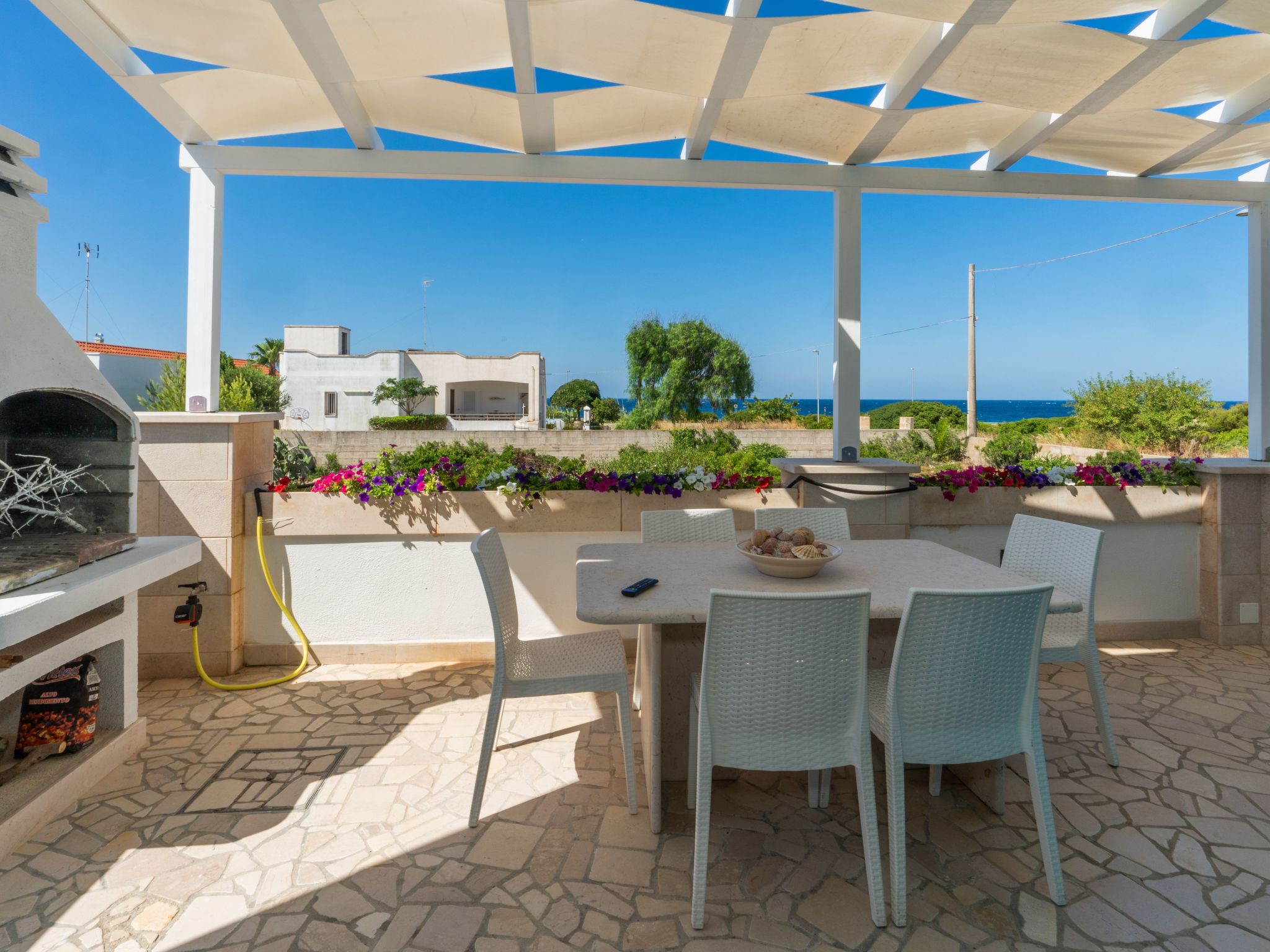 Blaue Wohnung-Drinnen