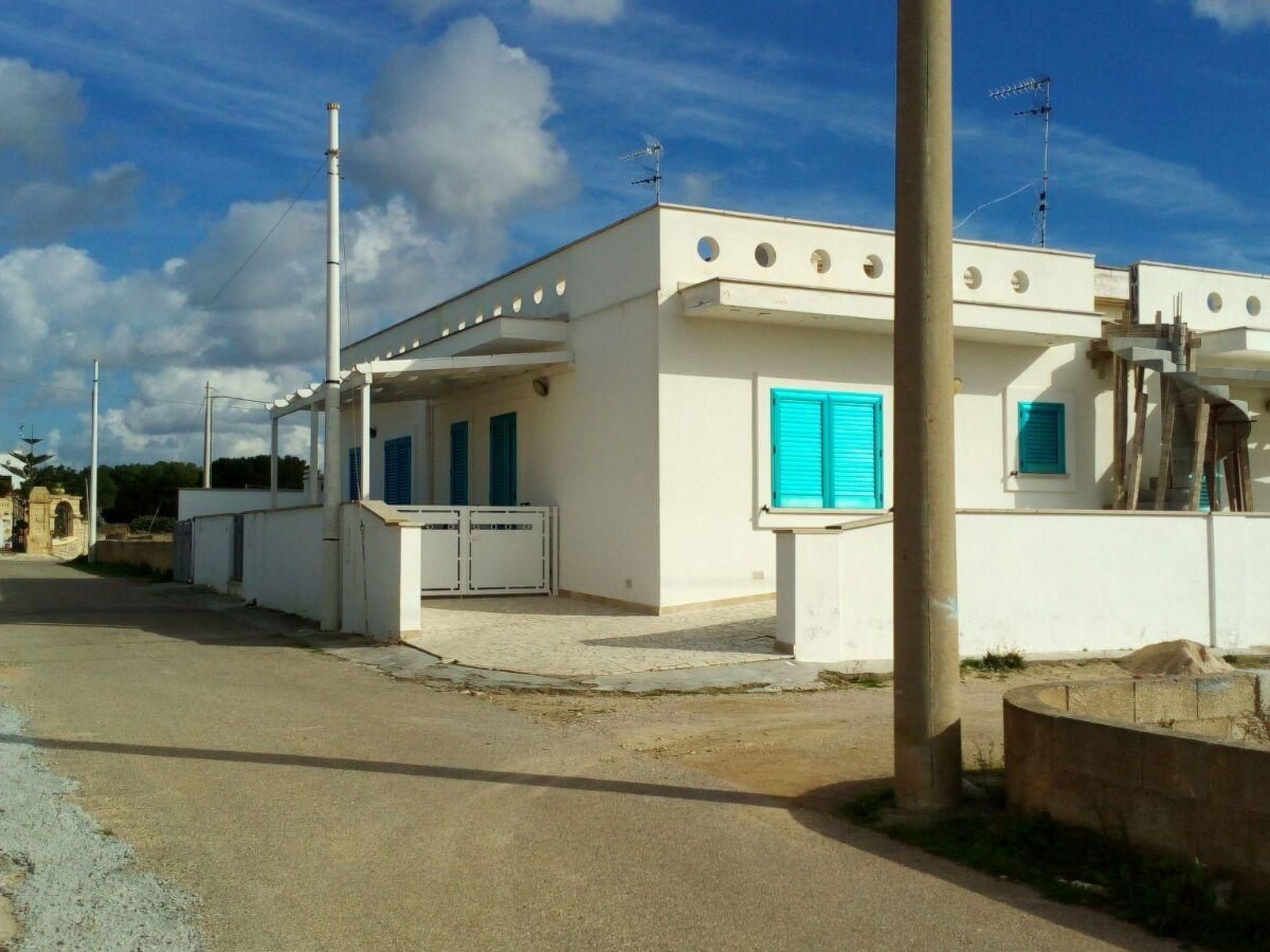 Blaue Wohnung-Drinnen