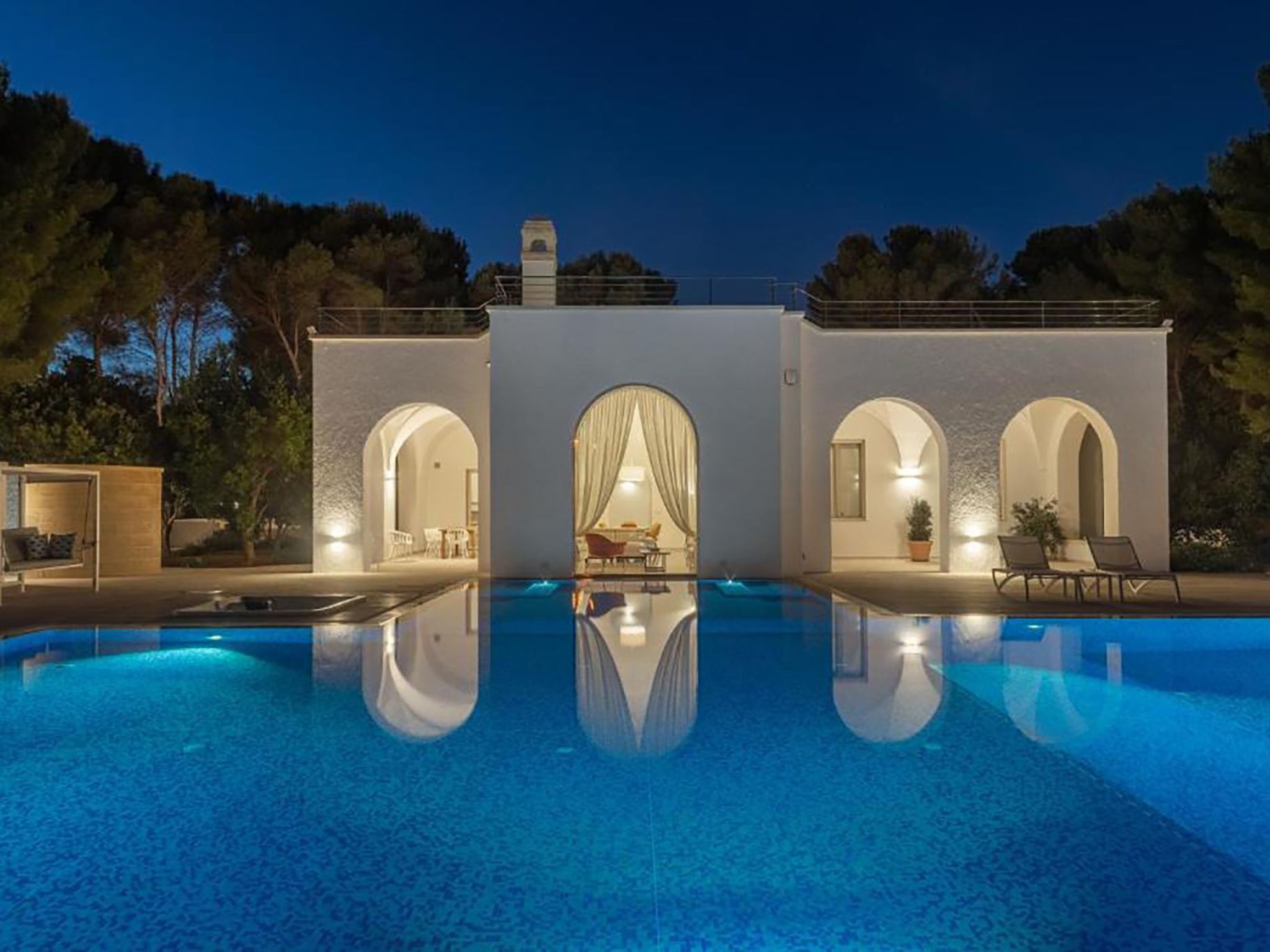 Vakantiehuis met privé zwembad in Marina di Pescoluse (Italië) voor 4 personen