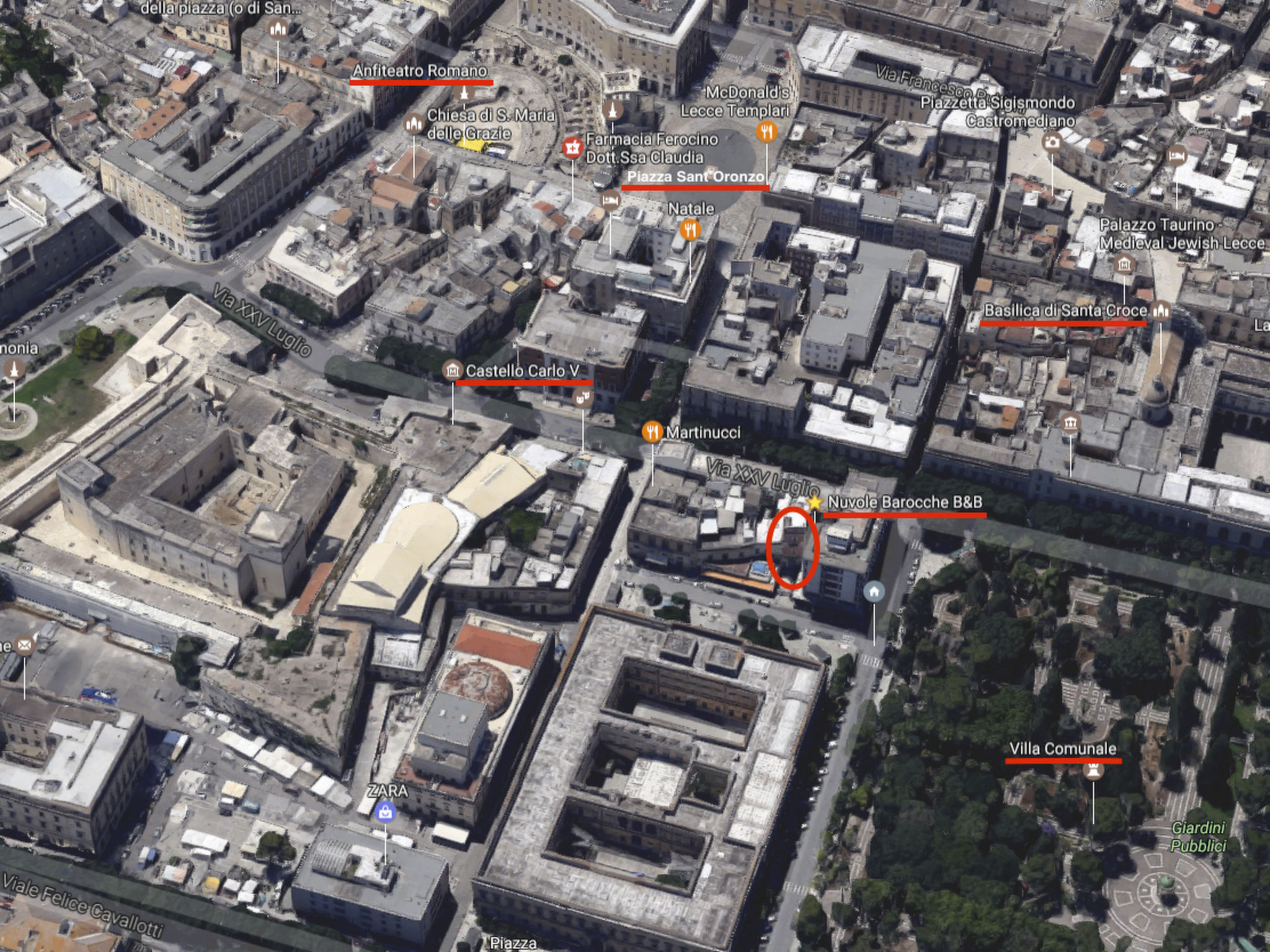 Wohnung 'Nuvole Barocche' mit Balkon-Binnen