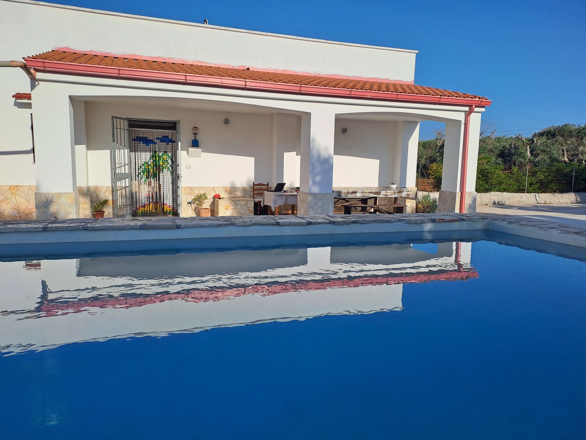 Bauernhof mit Schwimmbad und Babypark Brindisi am Meer-Binnen