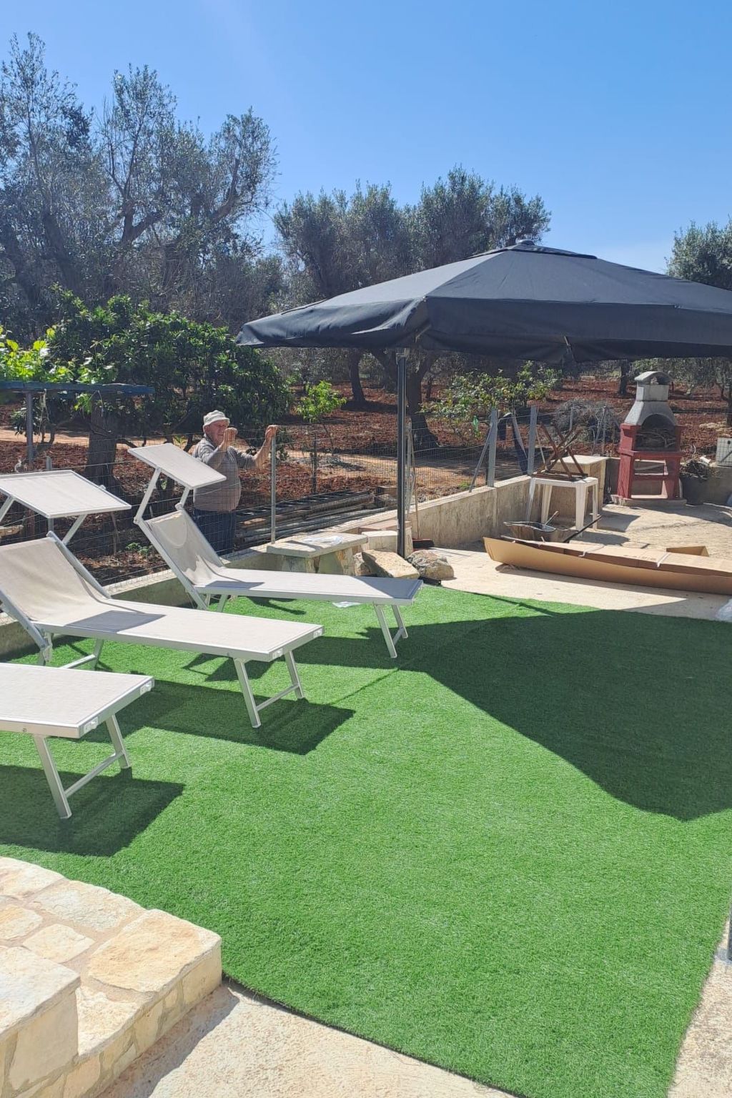 Bauernhof mit Schwimmbad und Babypark Brindisi am Meer-Binnen