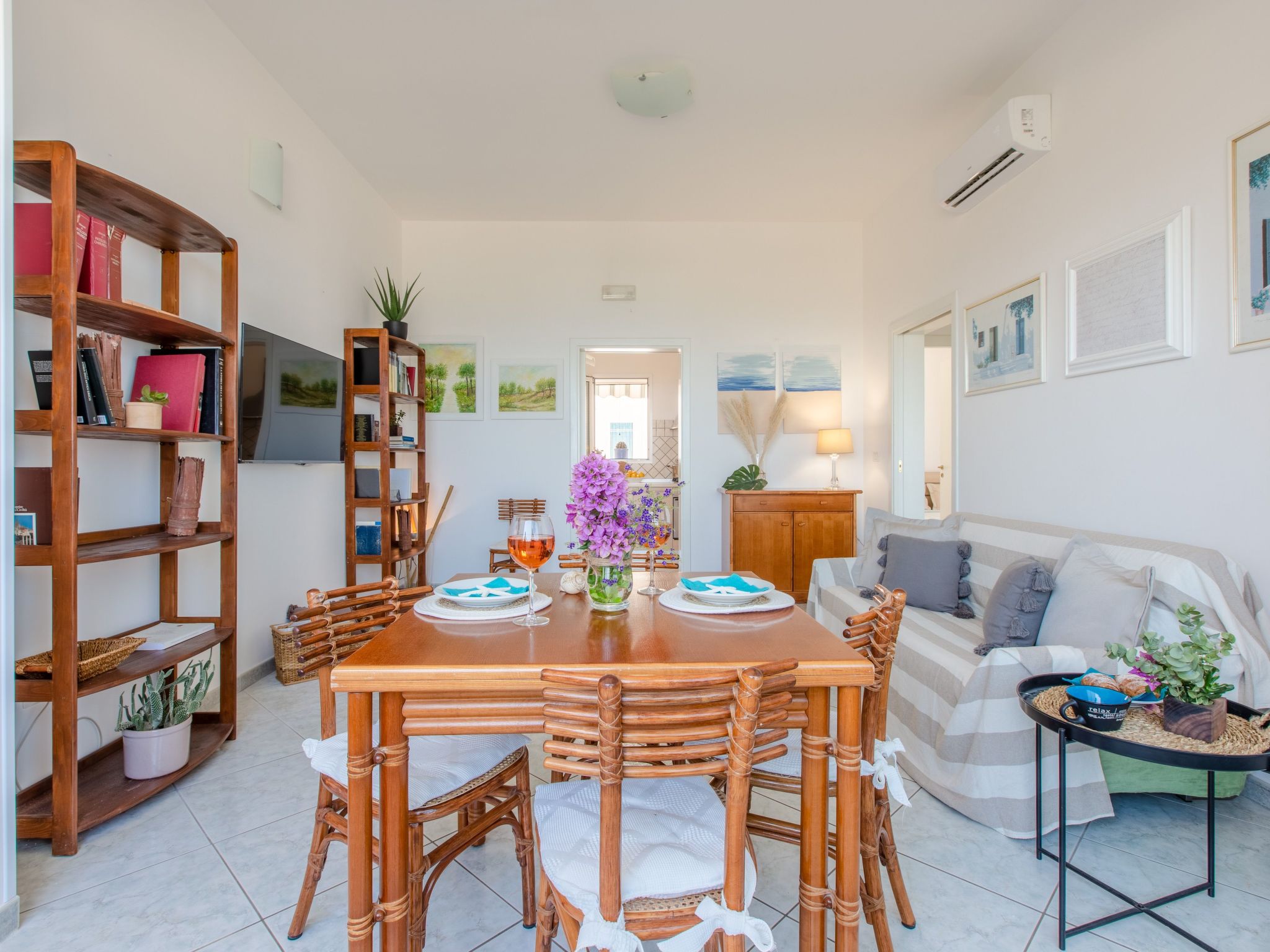 Der Meerblick im Rossella's-Binnen