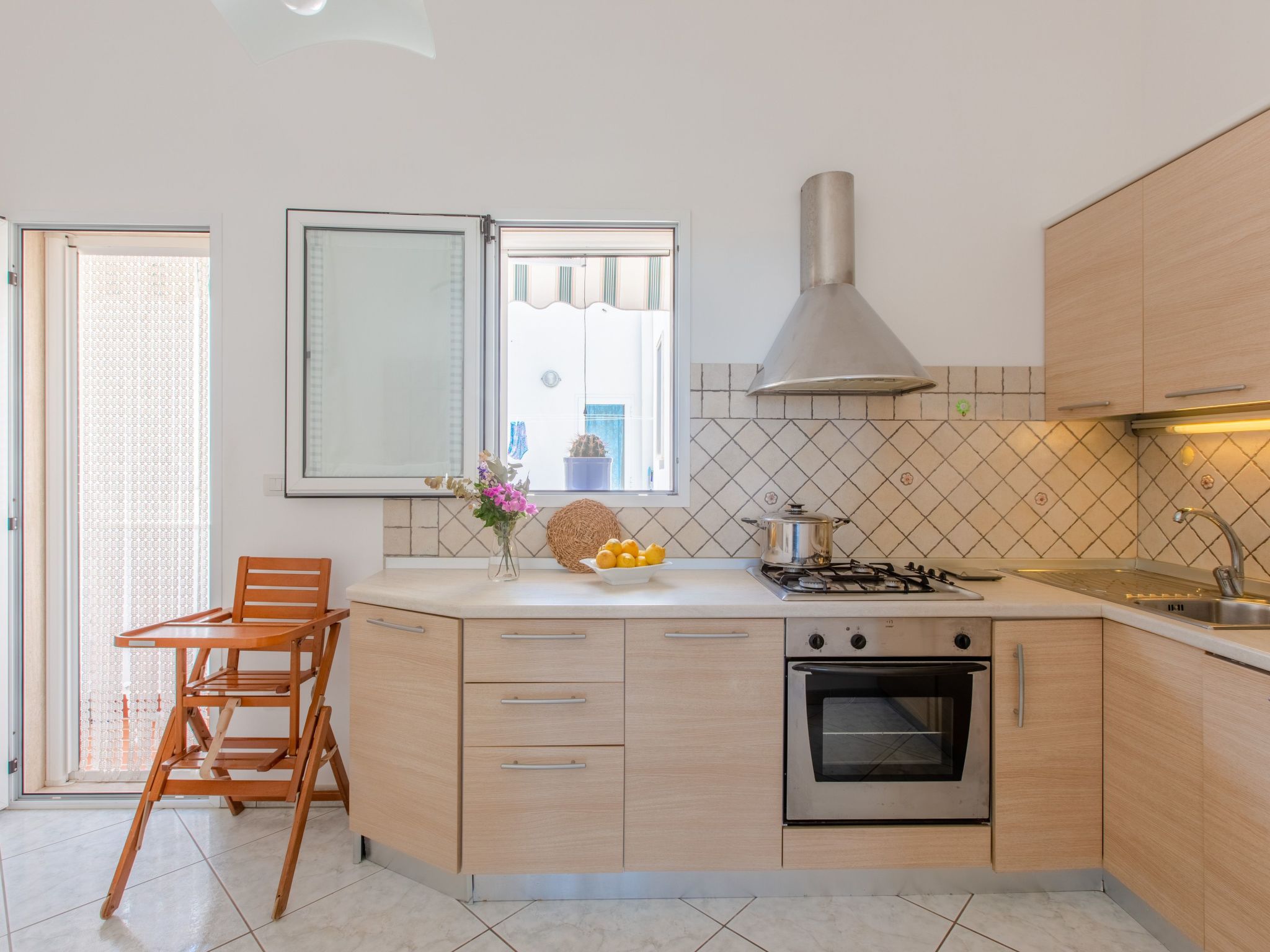 Der Meerblick im Rossella's-Binnen