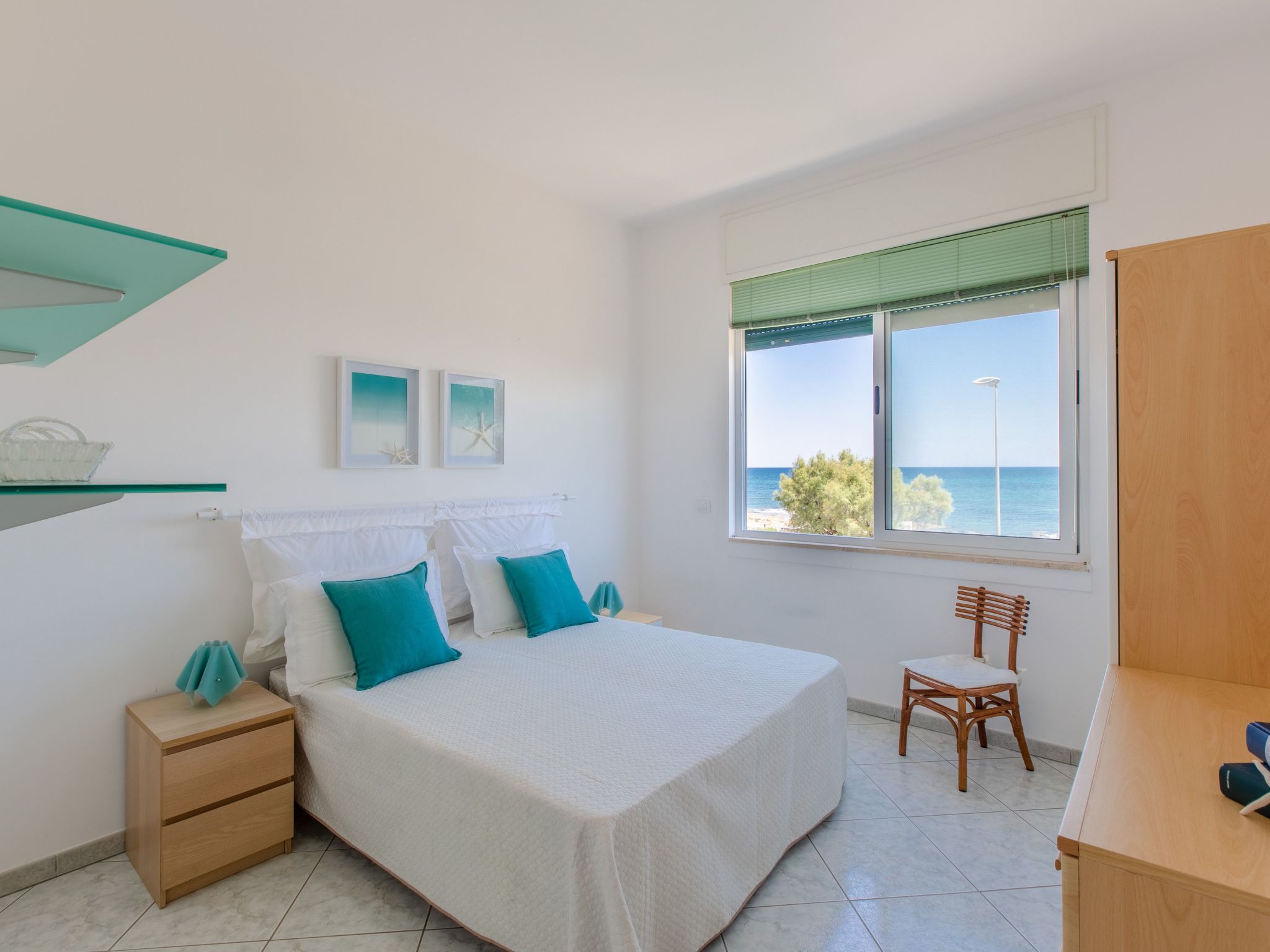 Der Meerblick im Rossella's-Binnen