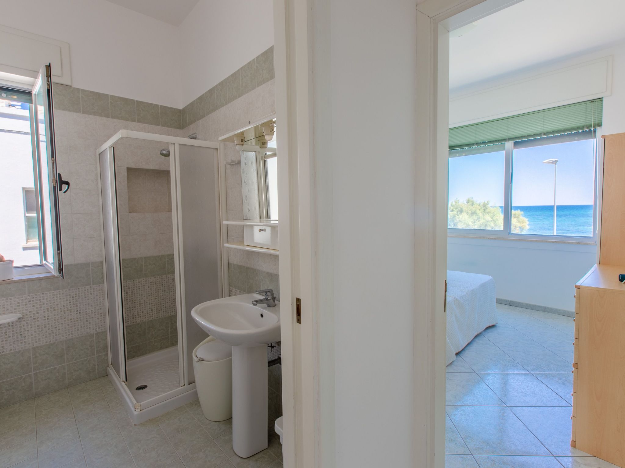 Der Meerblick im Rossella's-Binnen