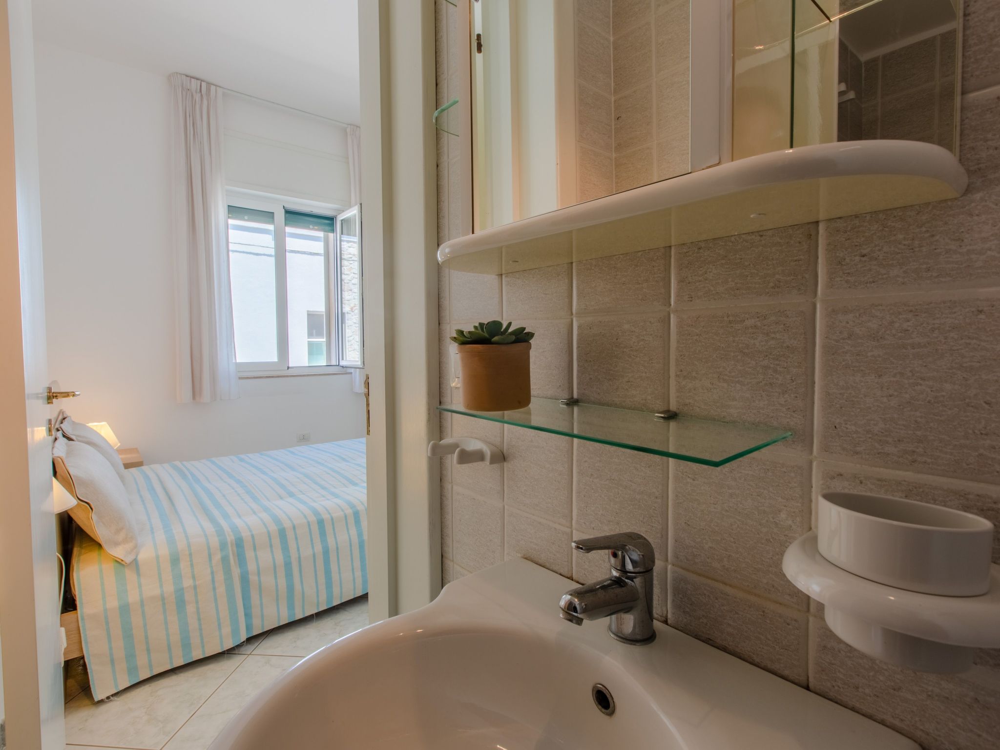 Der Meerblick im Rossella's-Binnen