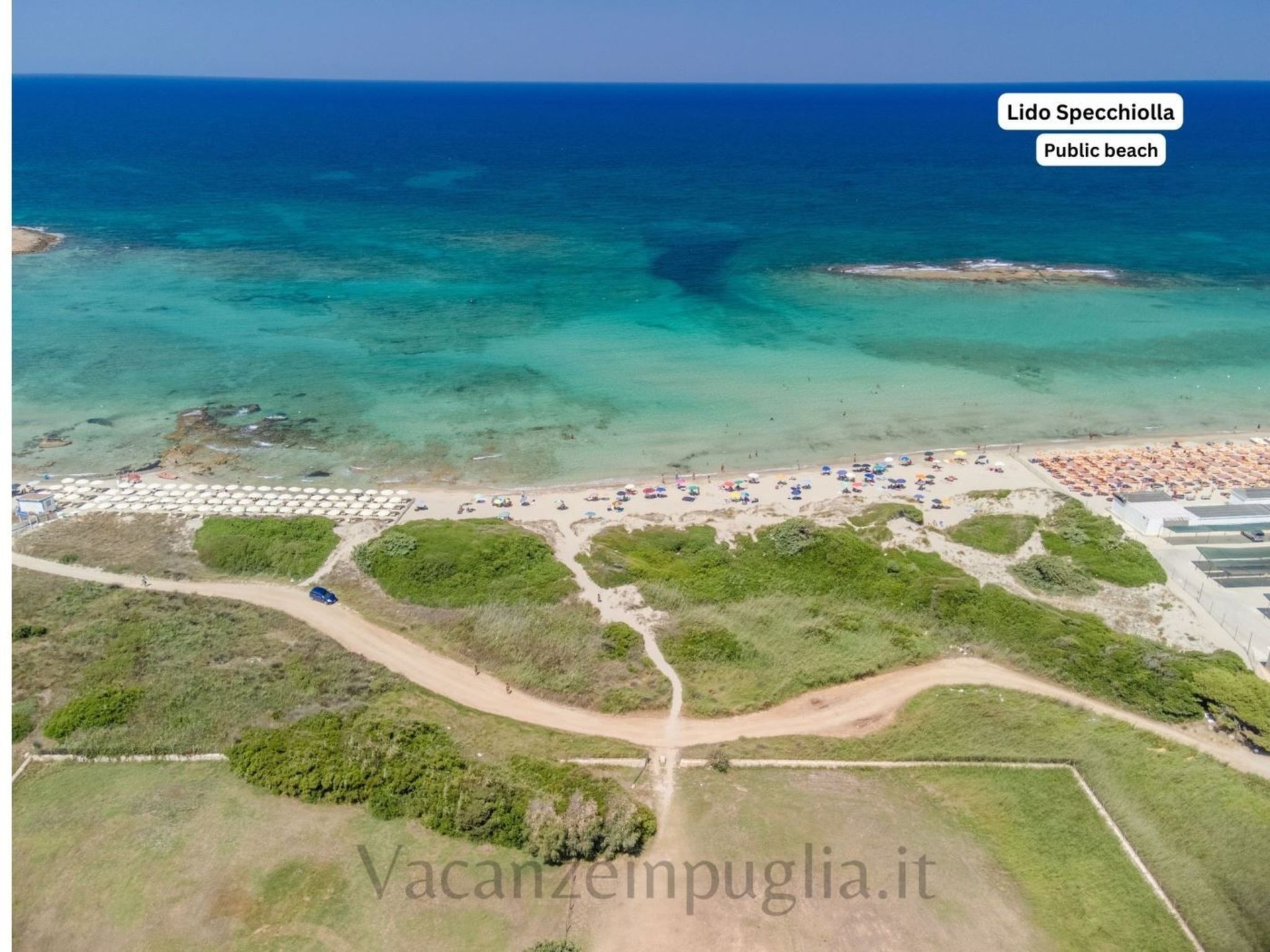 Der Meerblick im Rossella's-Binnen