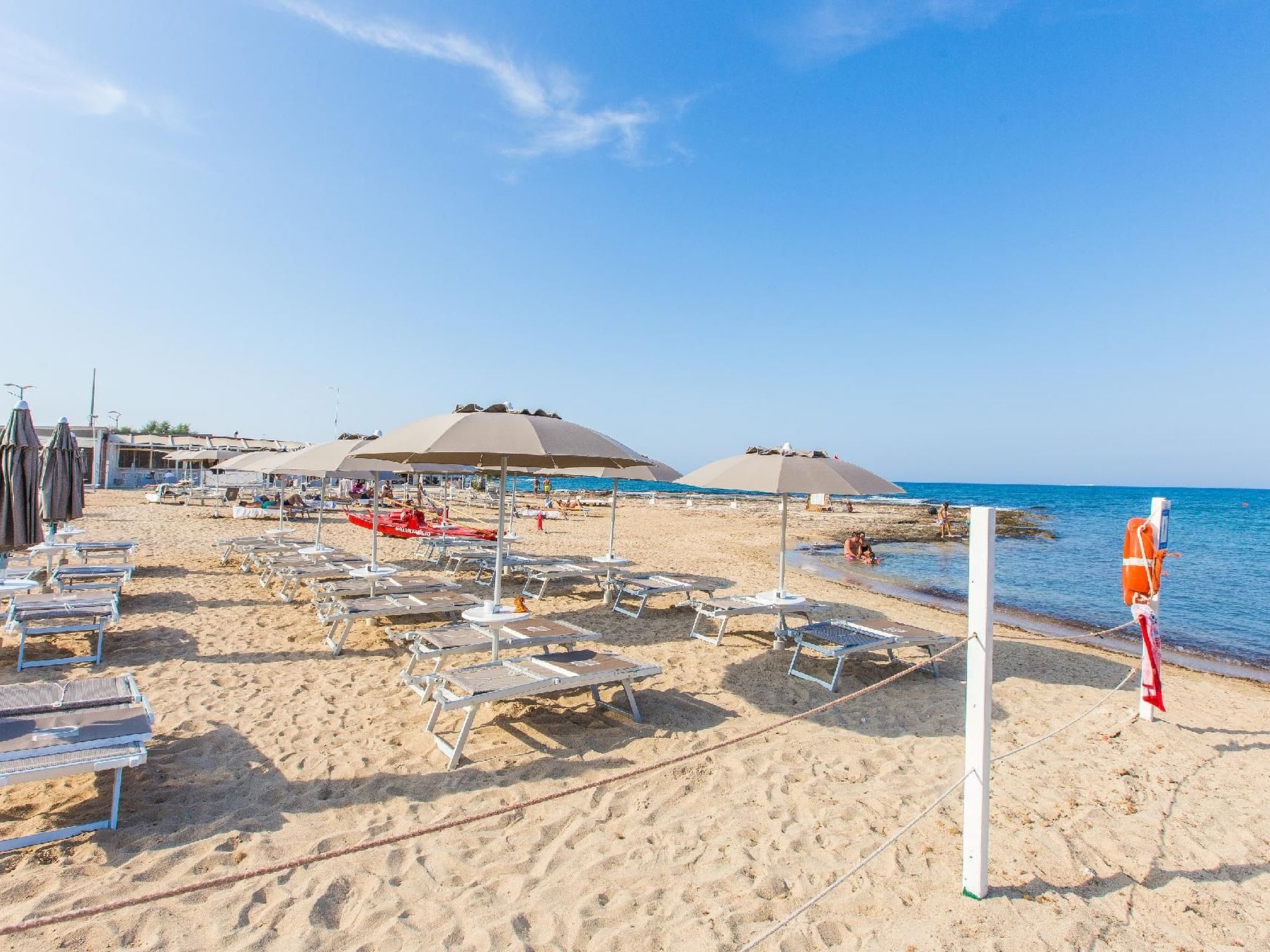 Weißes Haus im Salento-Binnen