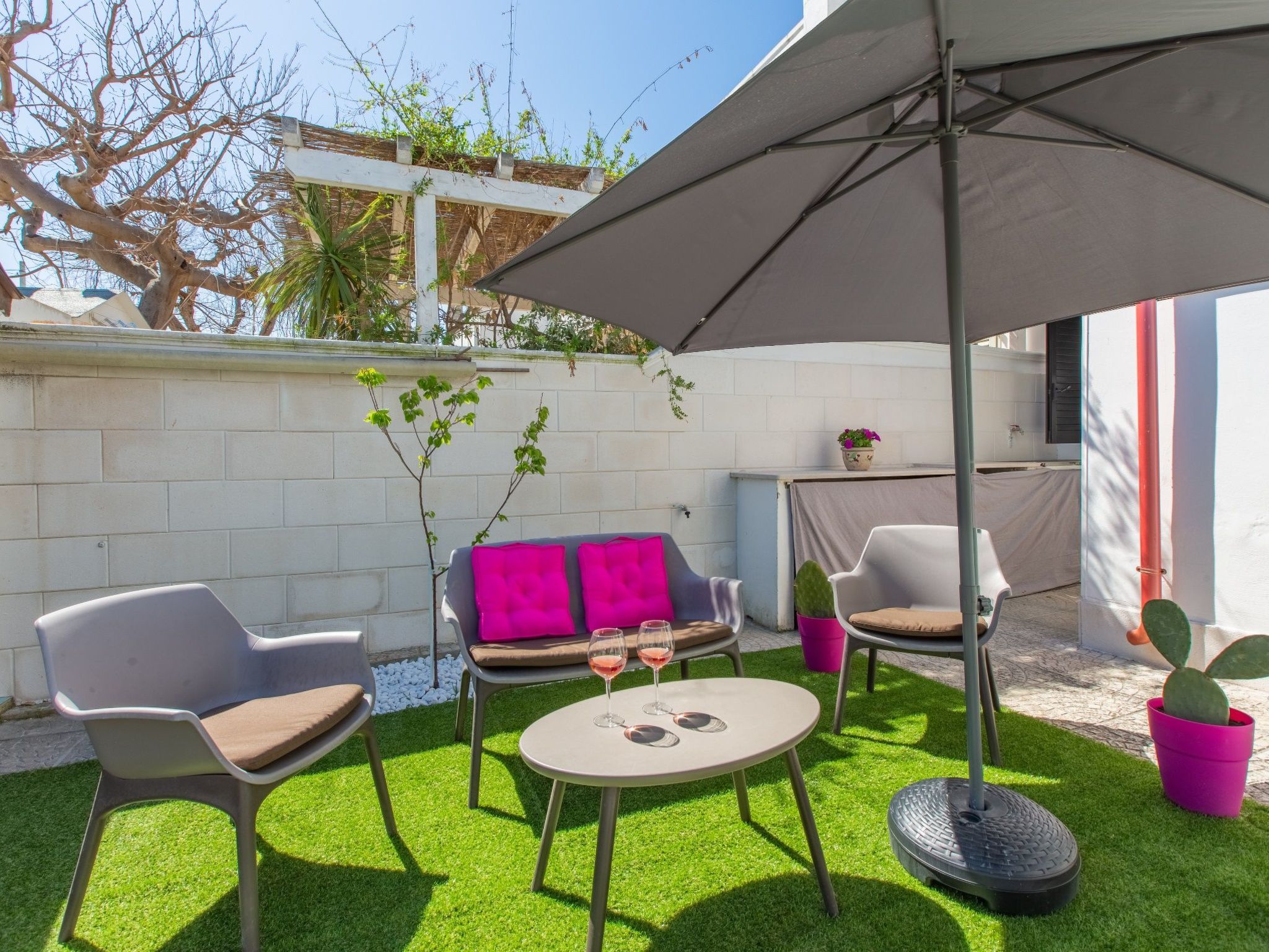 Casa Rosa 50 Meter vom Meer entfernt-Binnen