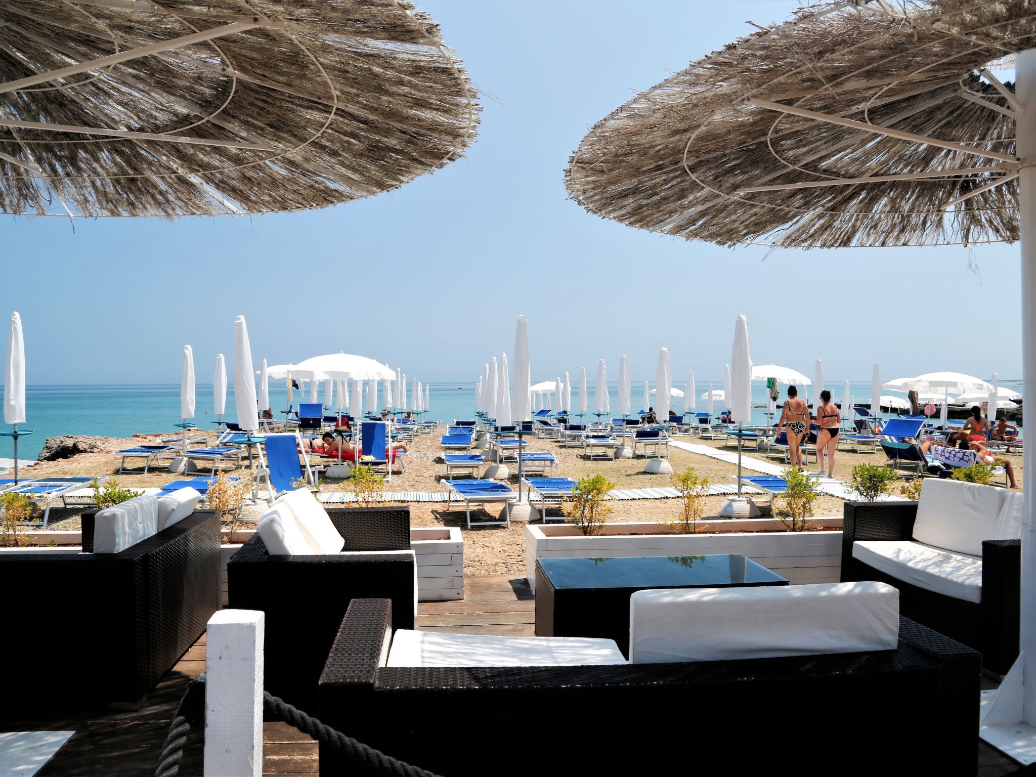 Flacher Rasen links-Binnen