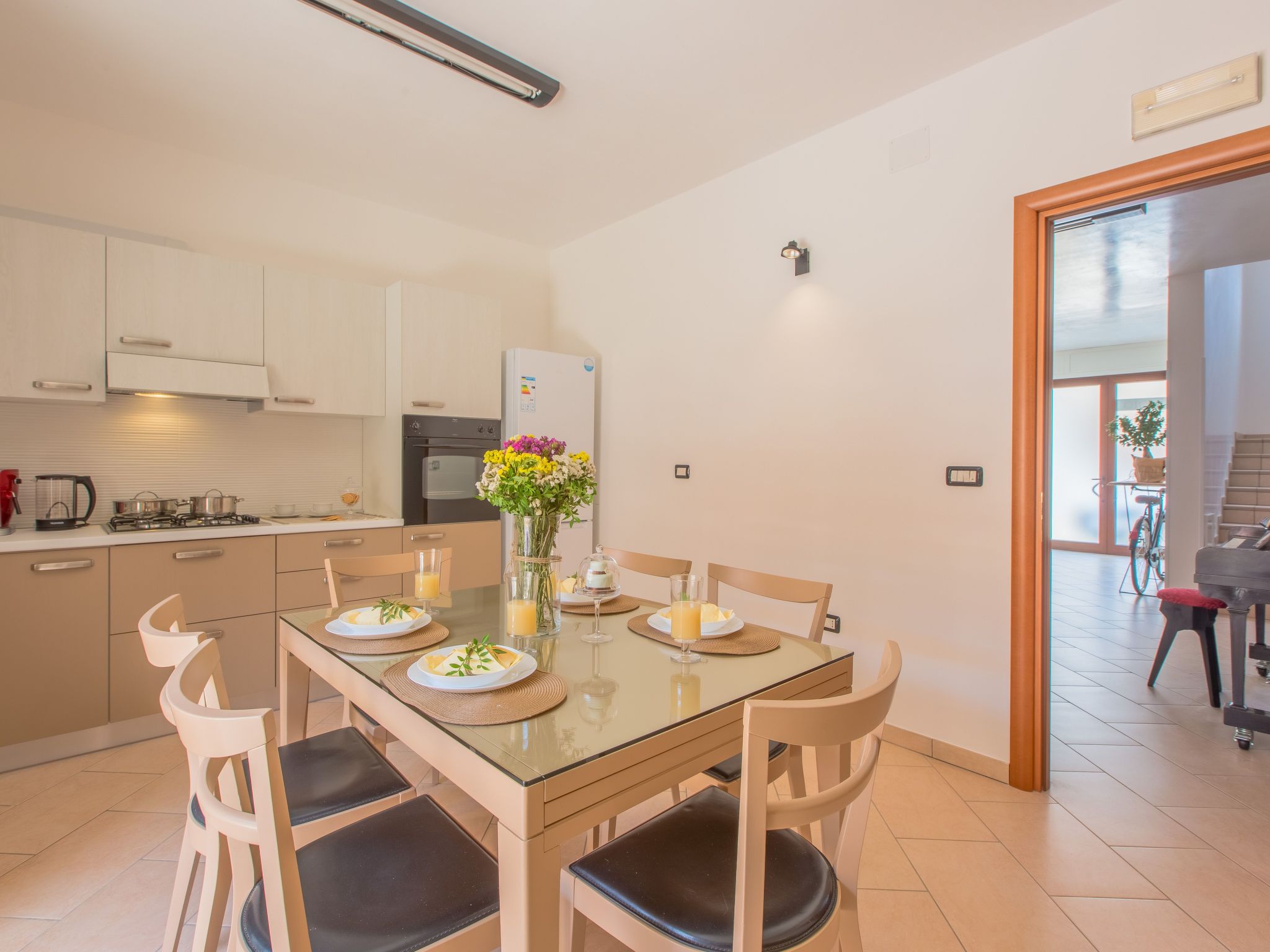 Die Wolke auf den Pedalen-Drinnen