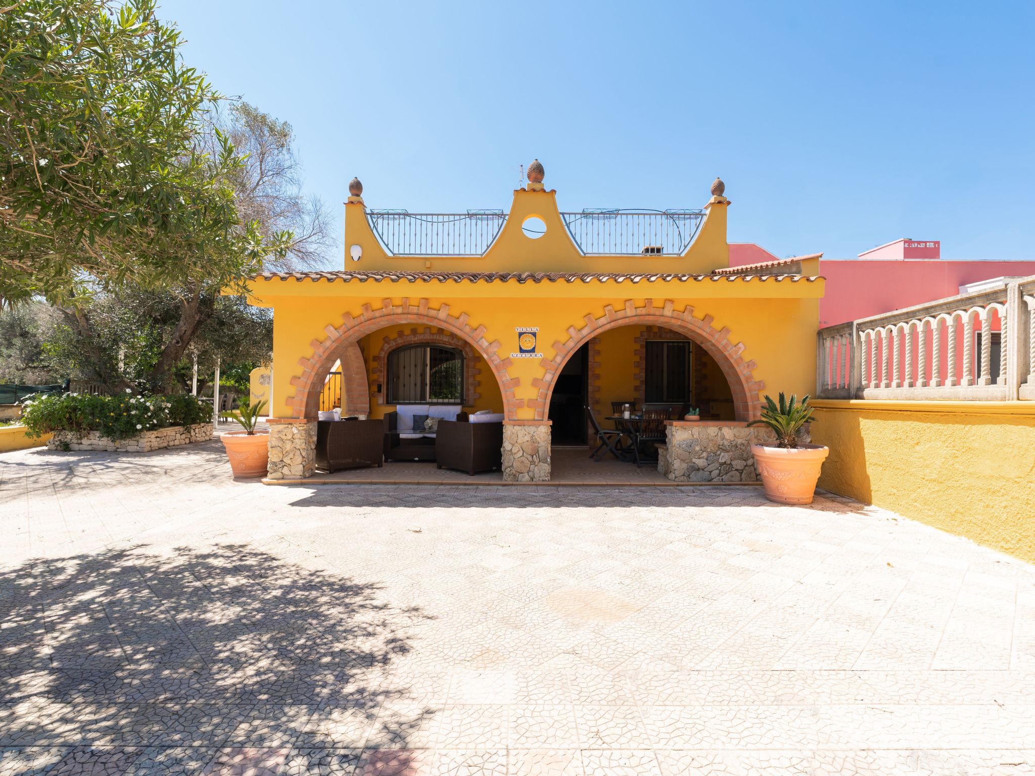 Villa Azzurra mit Pool-Binnen