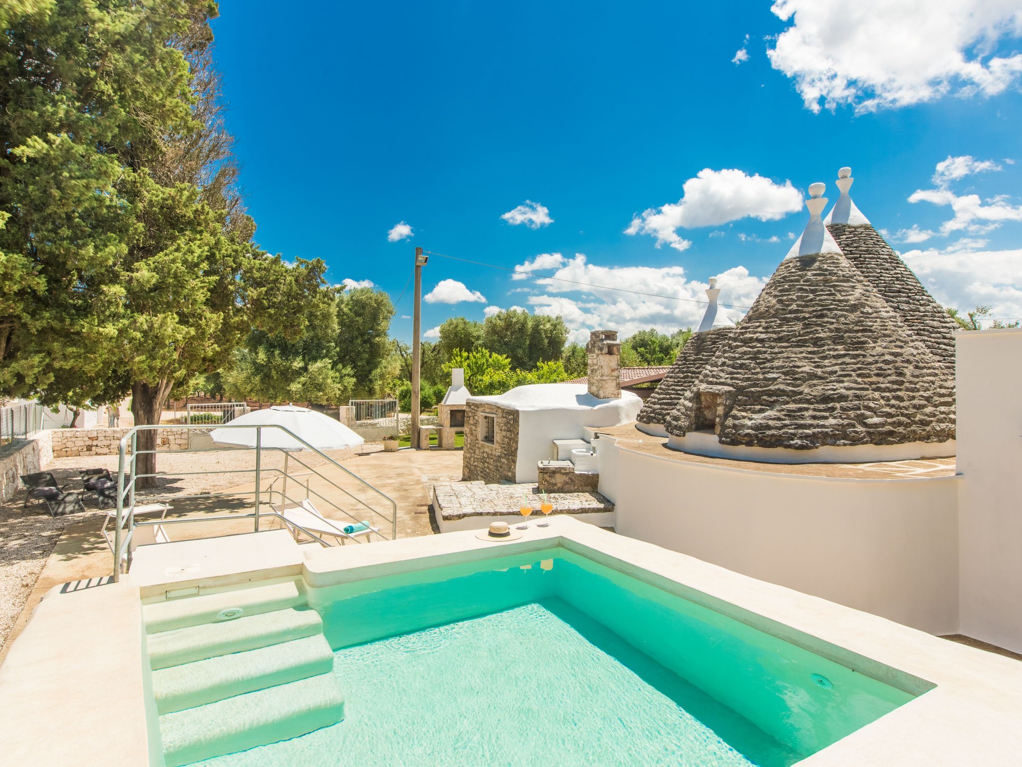 Vakantiehuis met privé zwembad in San Michele Salentino (Italië) voor 5 personen