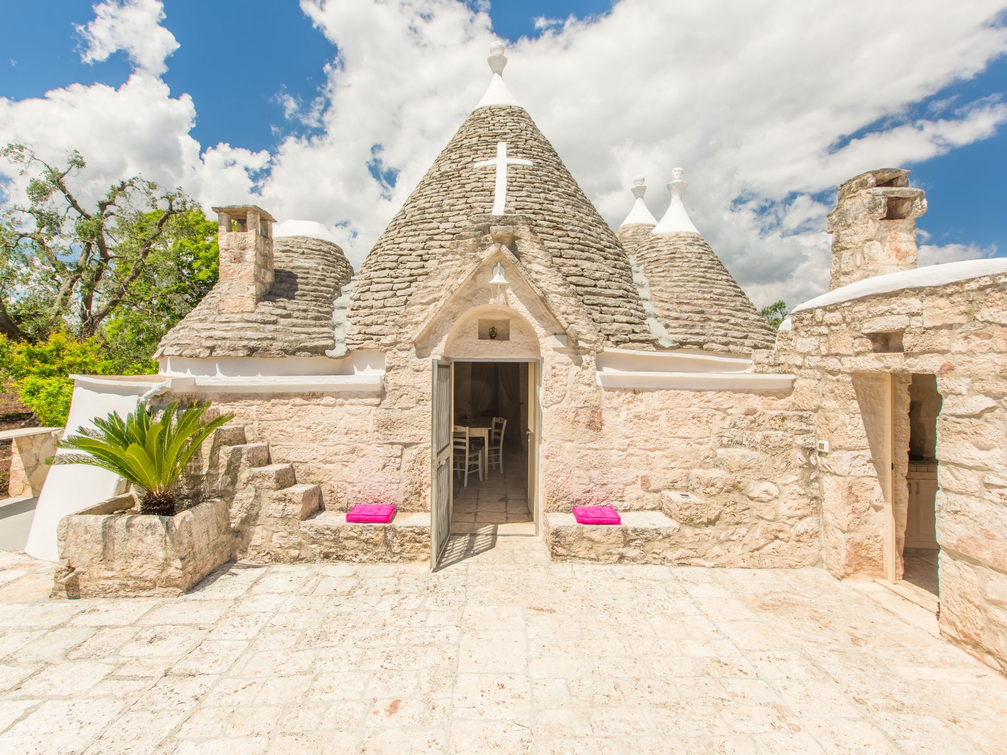 Trullo die Riesenpappel-Dedans