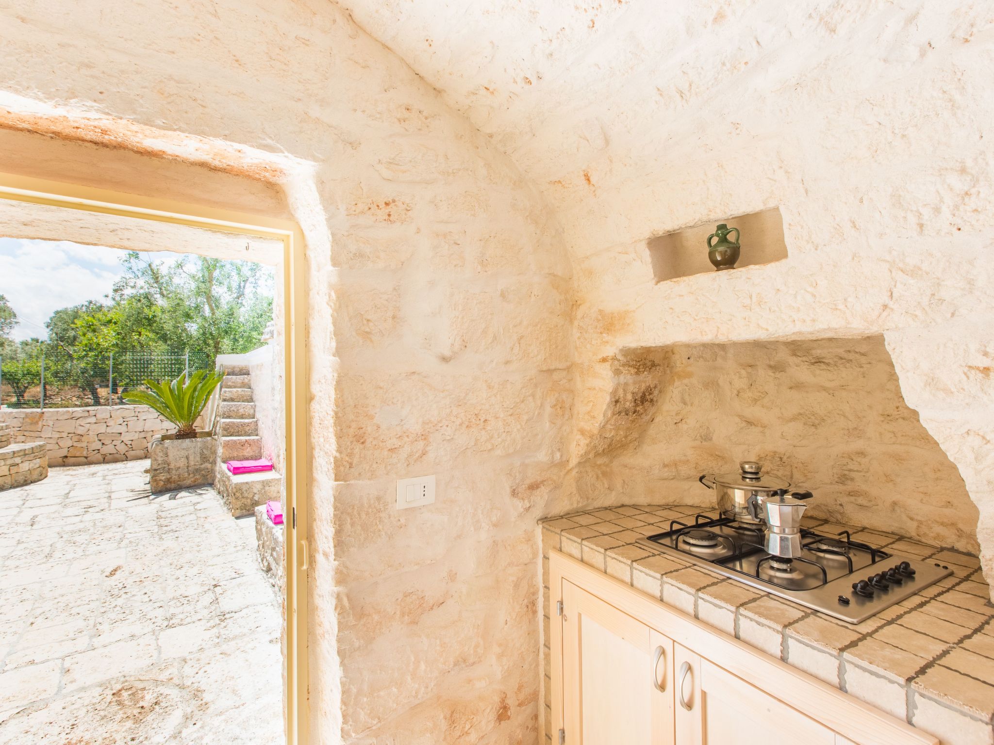 Trullo die Riesenpappel-Dedans