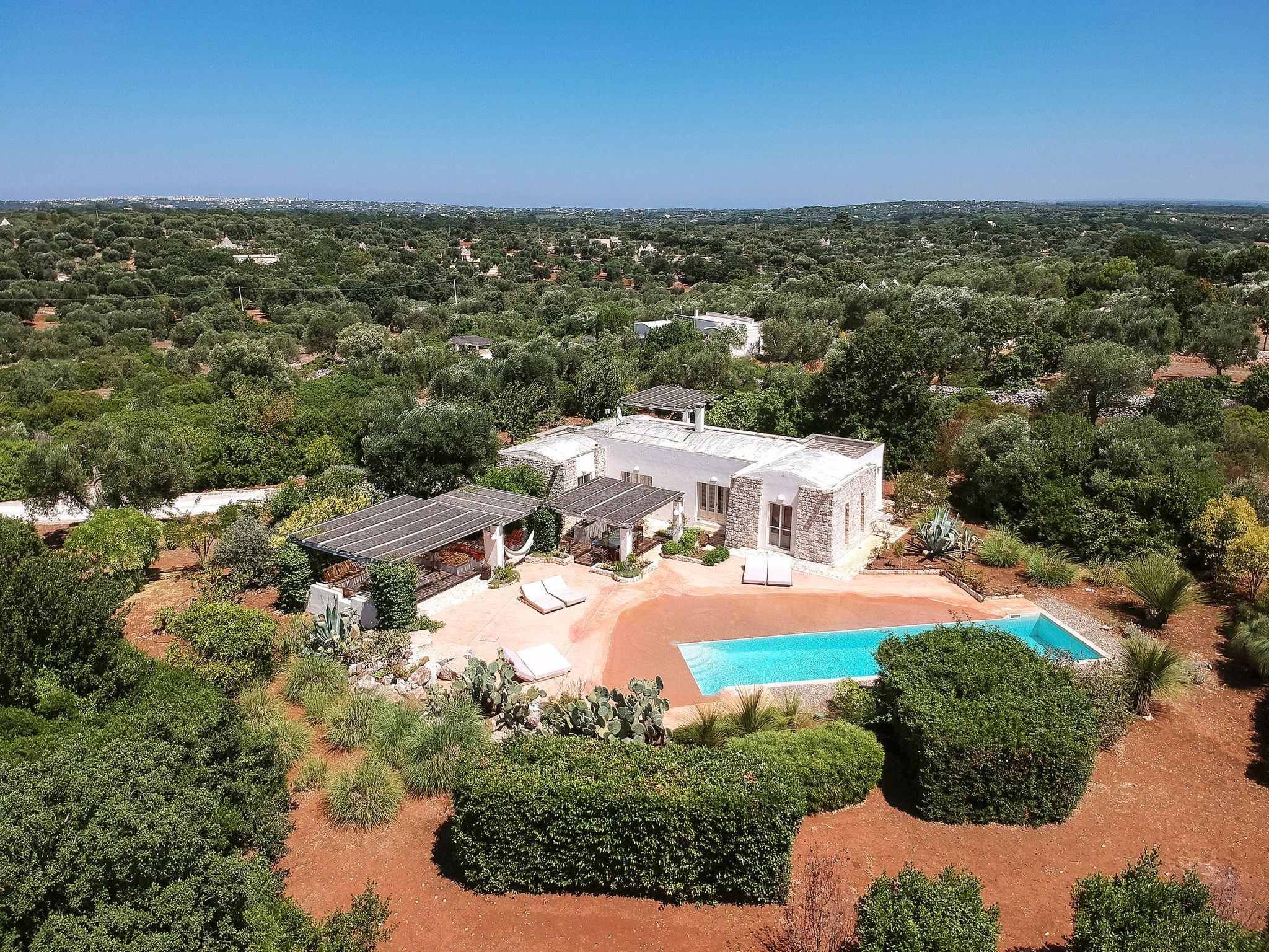 In Ostuni mit Privatem Pool-Drinnen