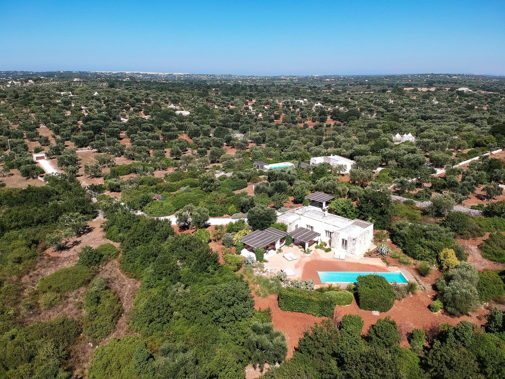 In Ostuni mit Privatem Pool-Drinnen