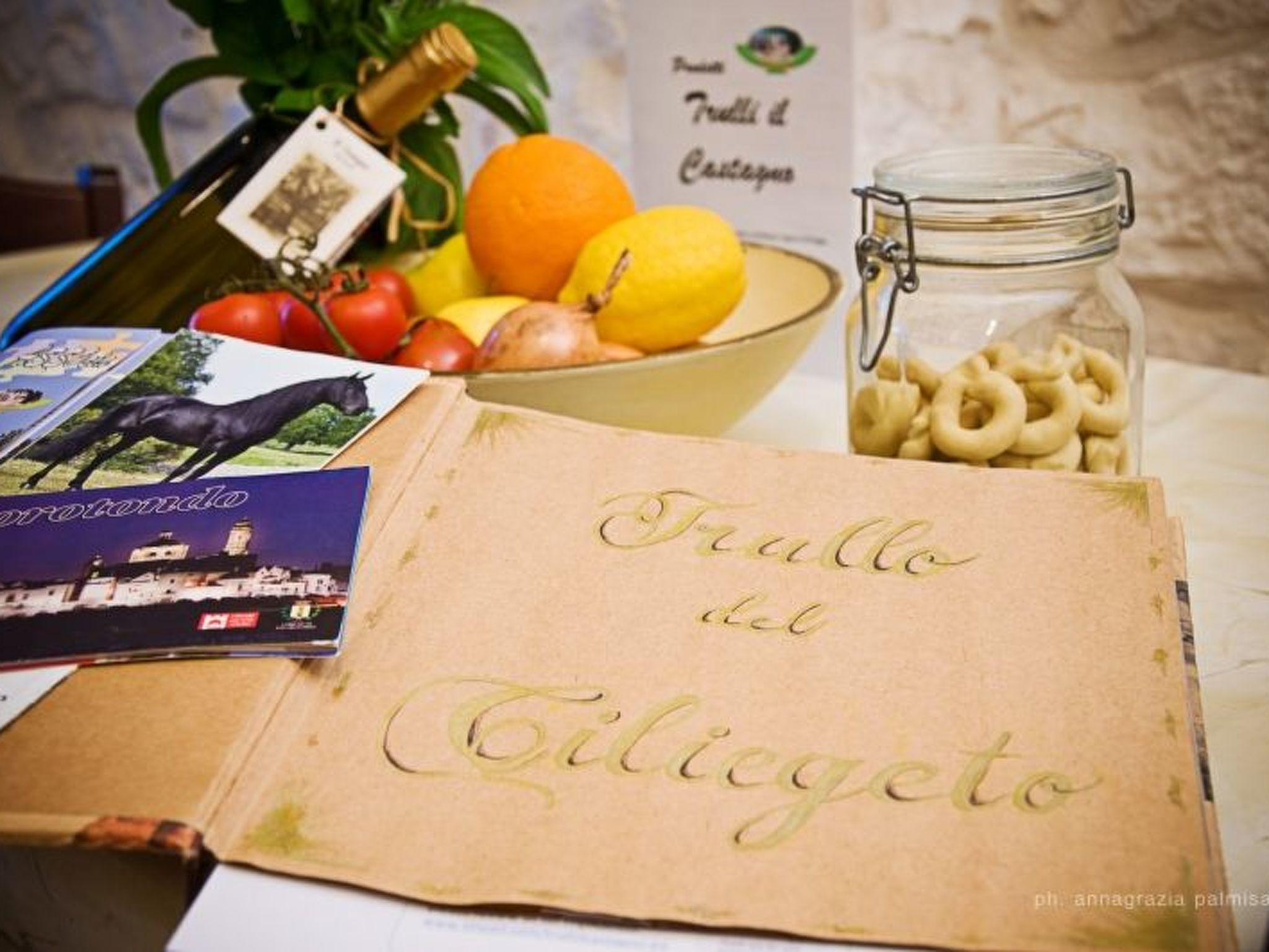 Kirschbaum Trullo, Entspannung und Essen und Wein