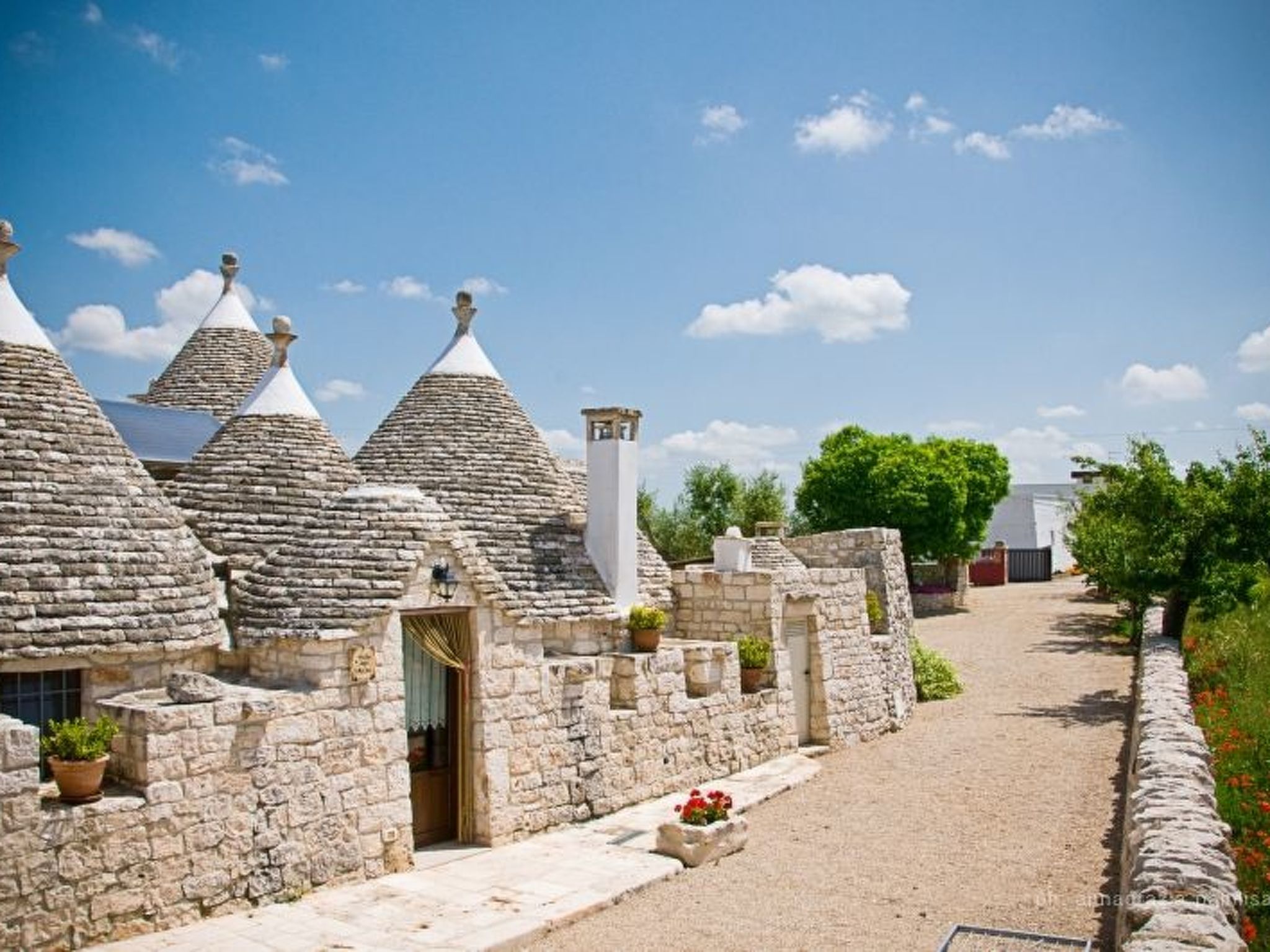 Trullo degli Archi, Entspannung und Essen und Wein