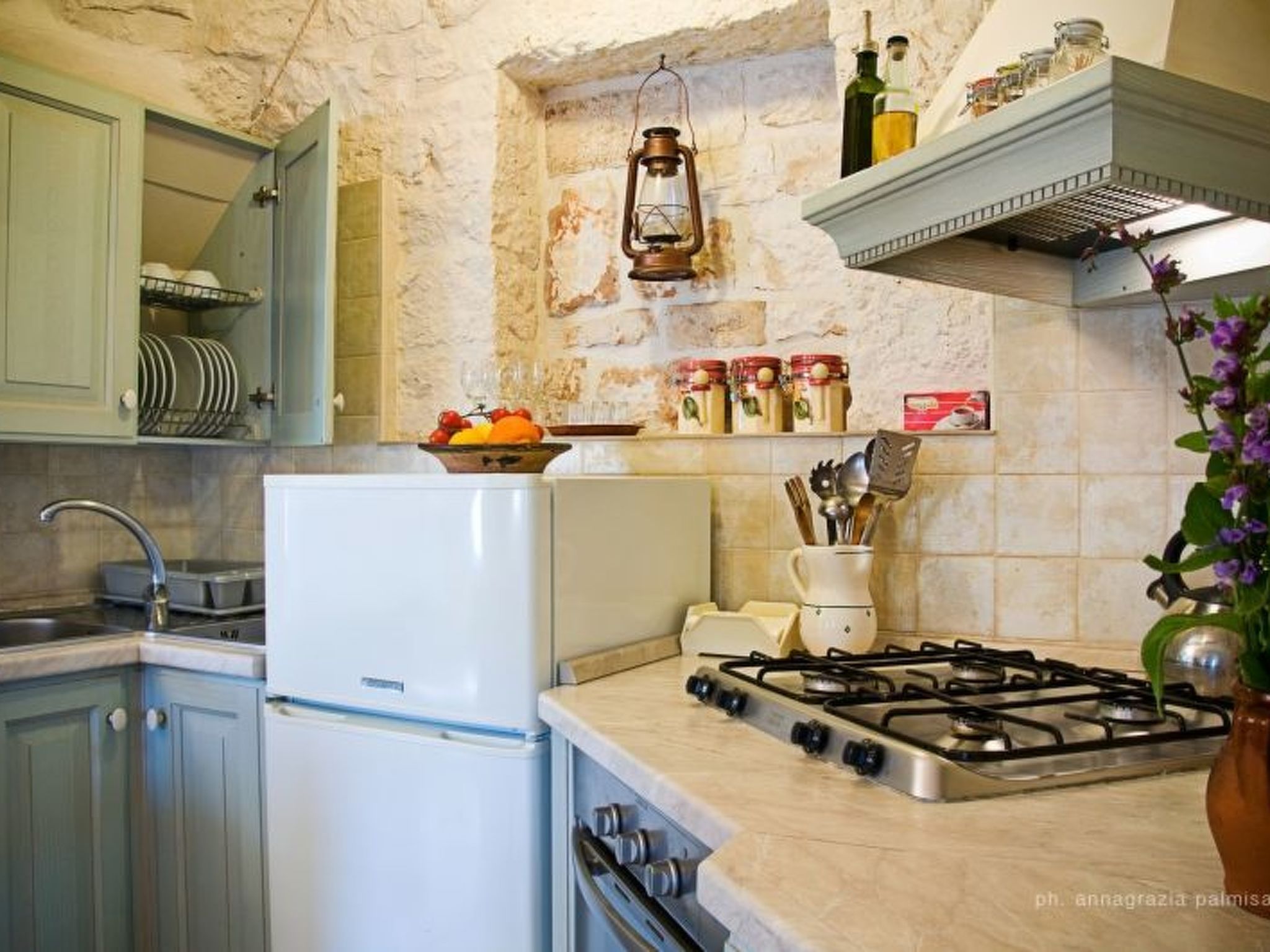 Trullo degli Archi, Entspannung und Essen und Wein