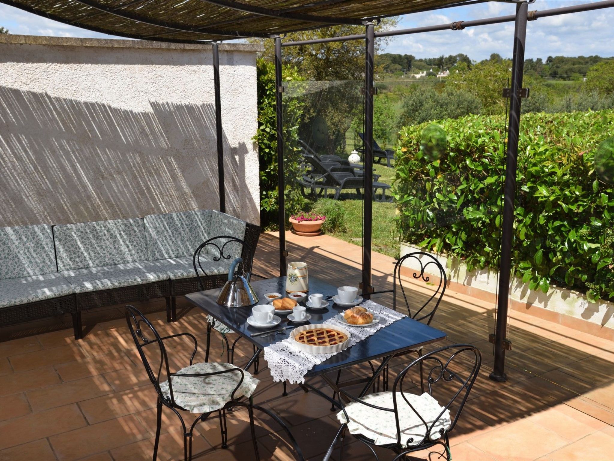 Neuer fabelhafter Trullo mit privatem Pool-Binnen