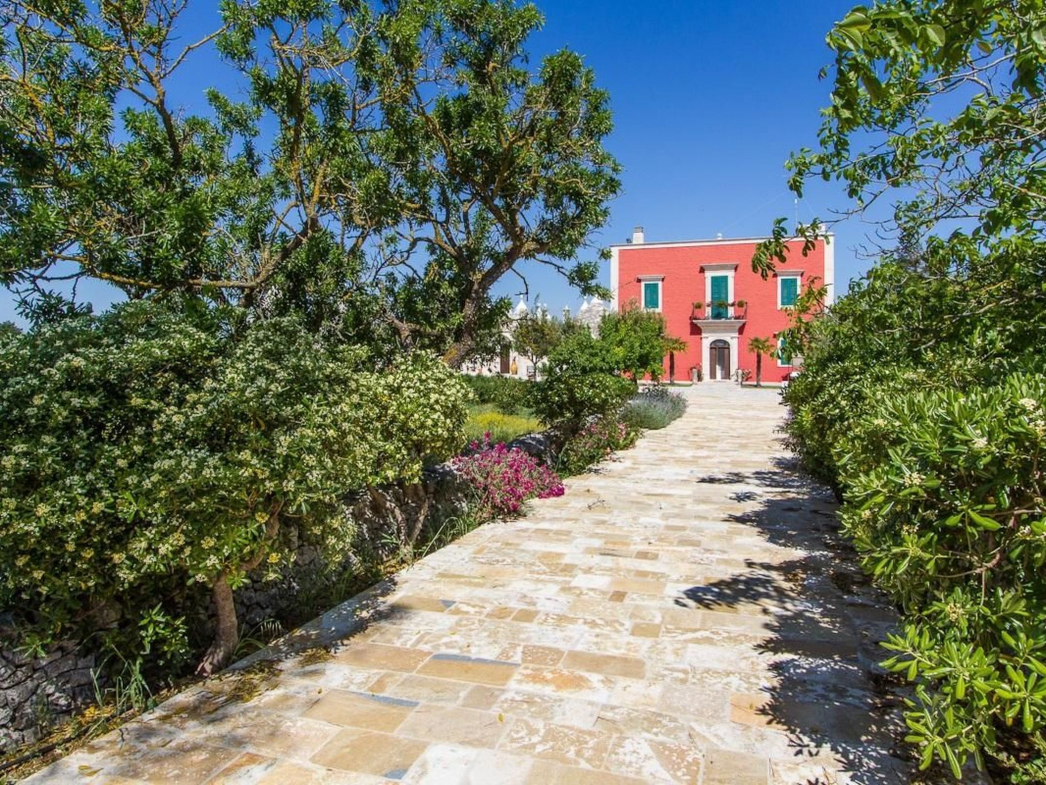 Wohnung auf einem Bauernhof mit Trulli und Schwimmbad-Buiten