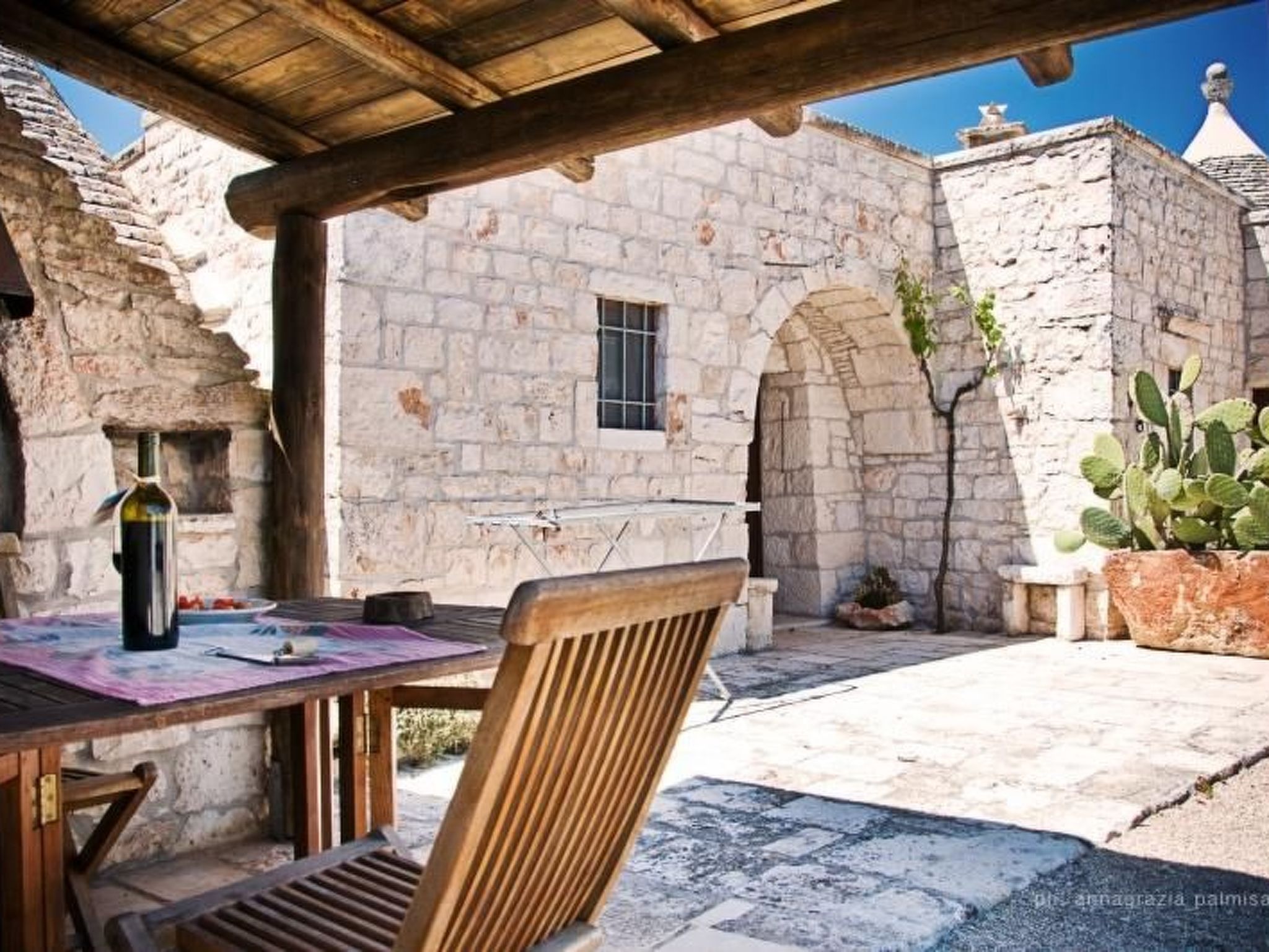 Kirschbaum Trullo, Entspannung und Essen und Wein-Buiten