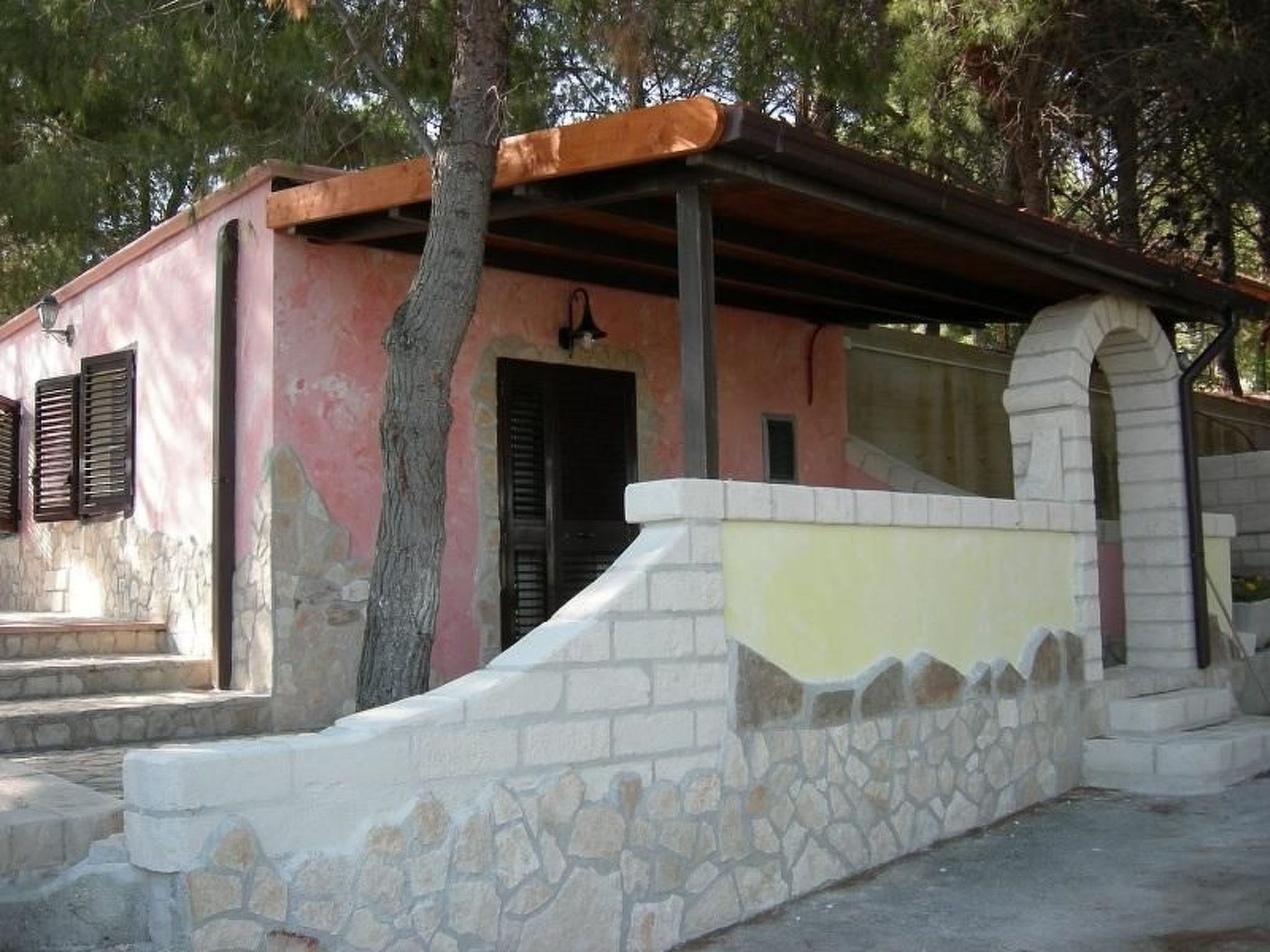 Orchideen-Ferienwohnung mit überdachter Veranda-Dedans