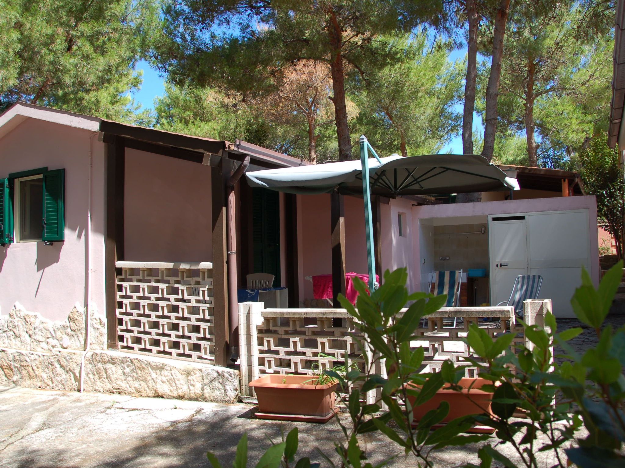 Orchideen-Ferienwohnung mit überdachter Veranda-Dedans