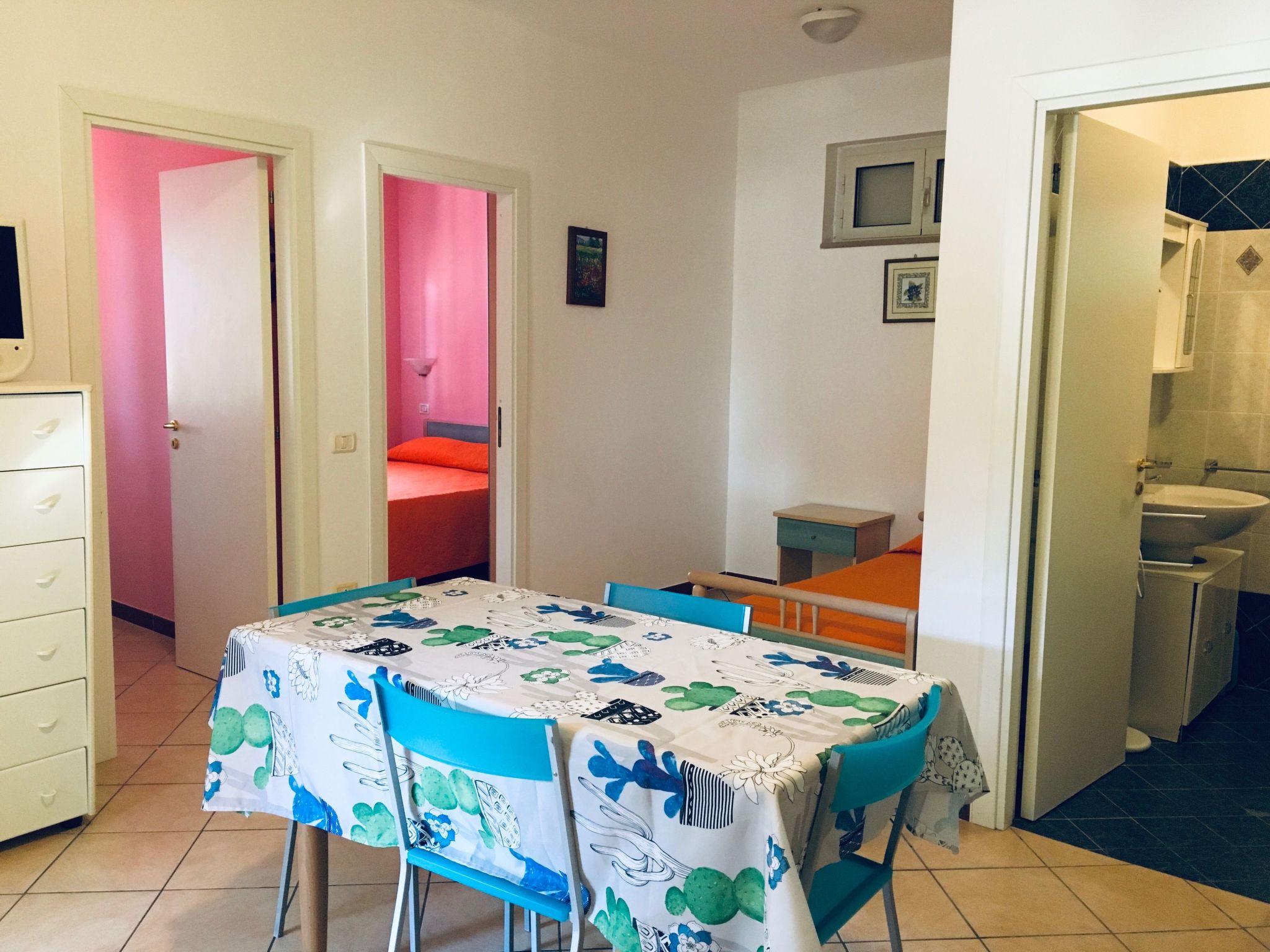 Gemütliche Wohnung in Vieste mit Grill-Dedans