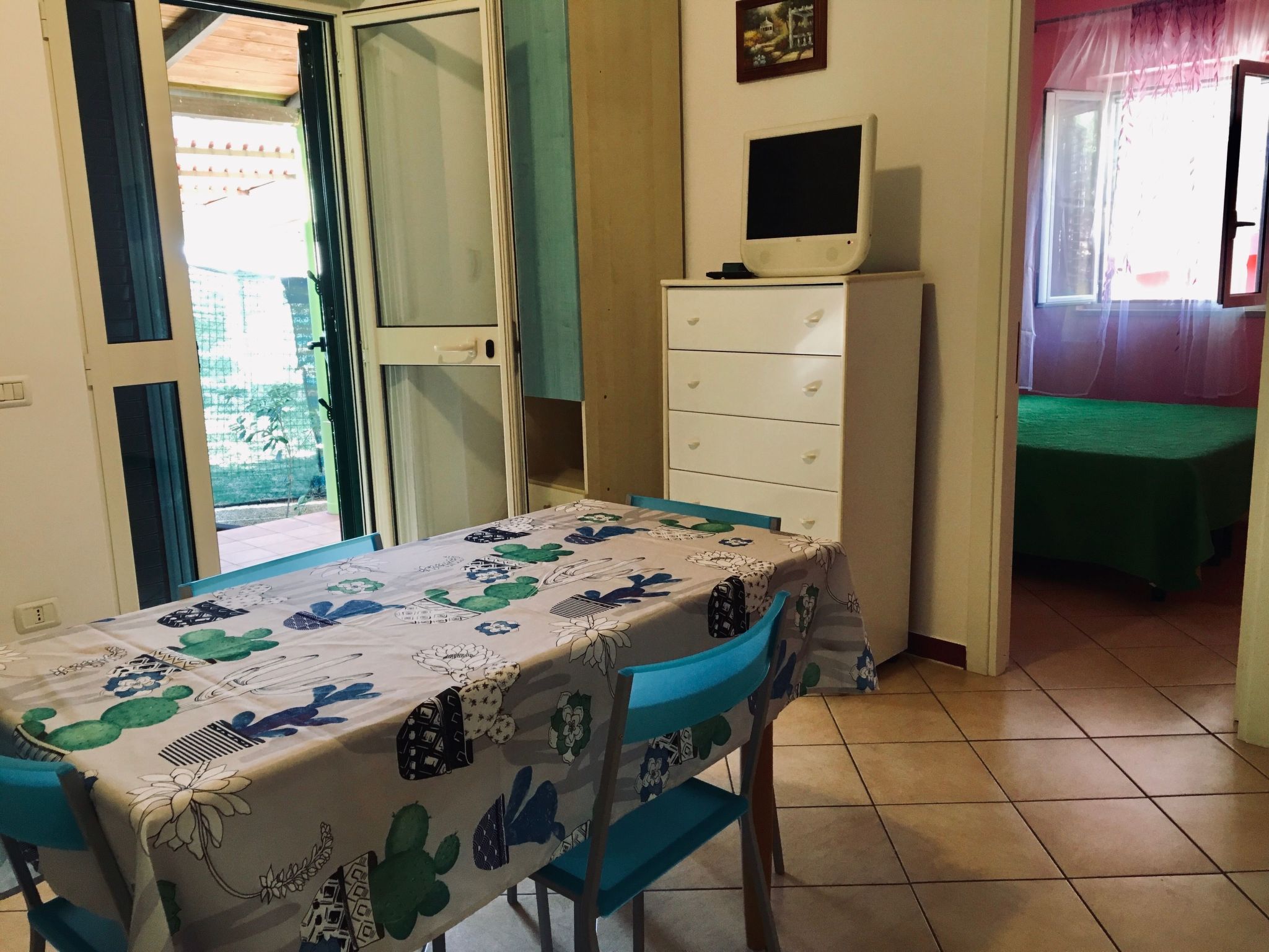 Gemütliche Wohnung in Vieste mit Grill-Dedans