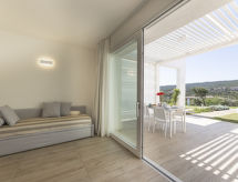 Aan zee: Modern appartement Capo Falcone in Stintino - thumbnail 6