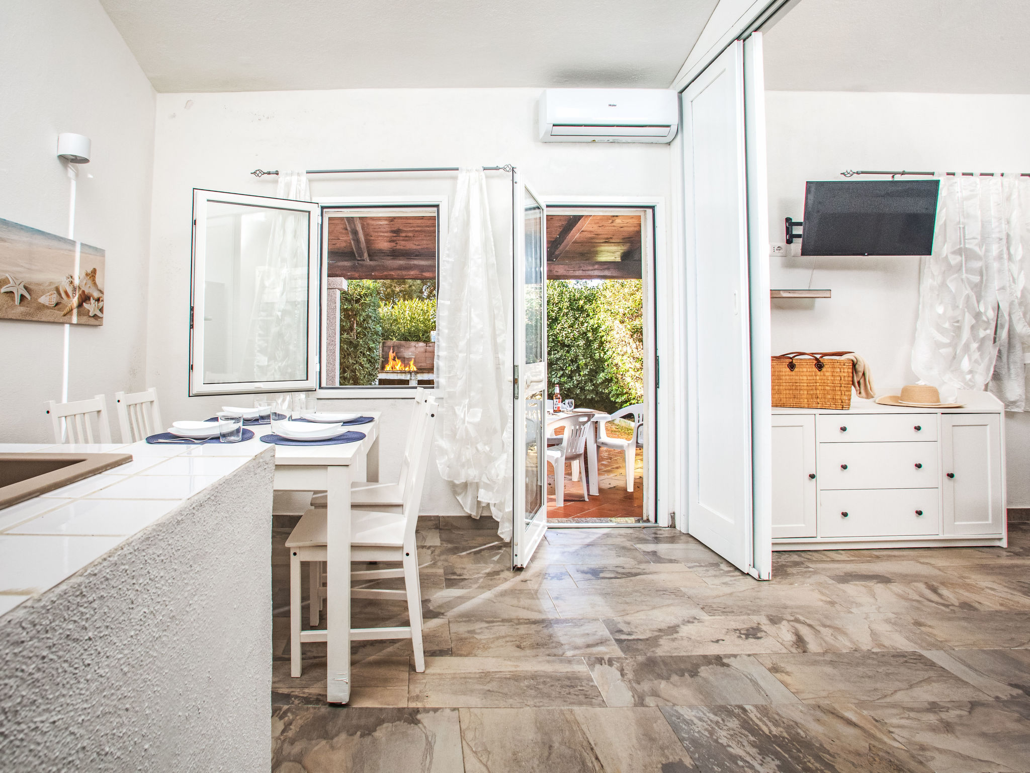 Haus Ulysses in der Nähe des Meeres