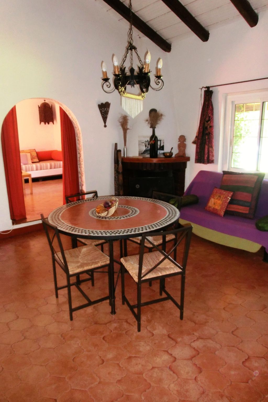 Anwesen "Oase der Ruhe in der Natur" mit Terrasse-Drinnen