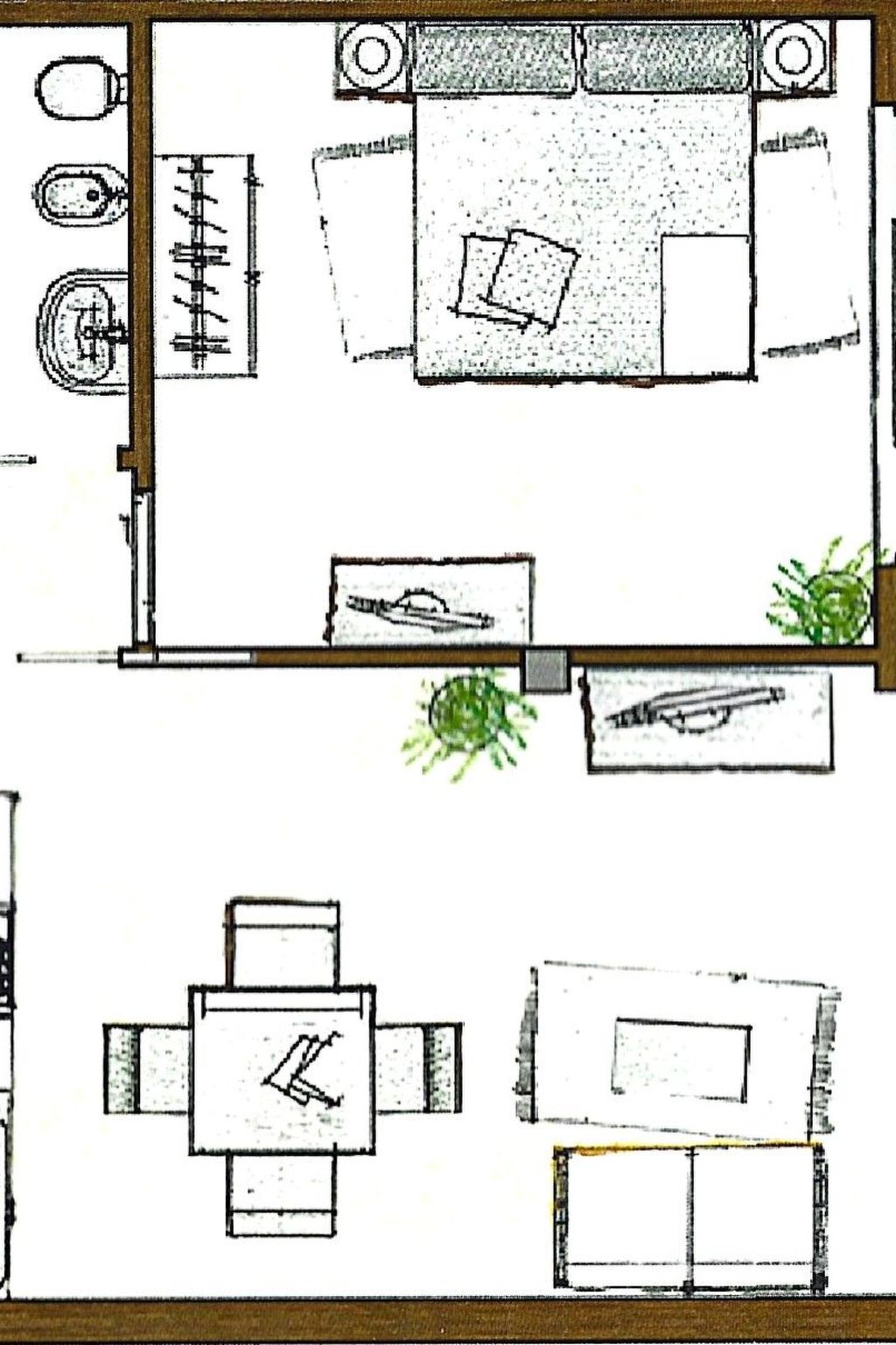Wohnung mit Terrasse-Binnen