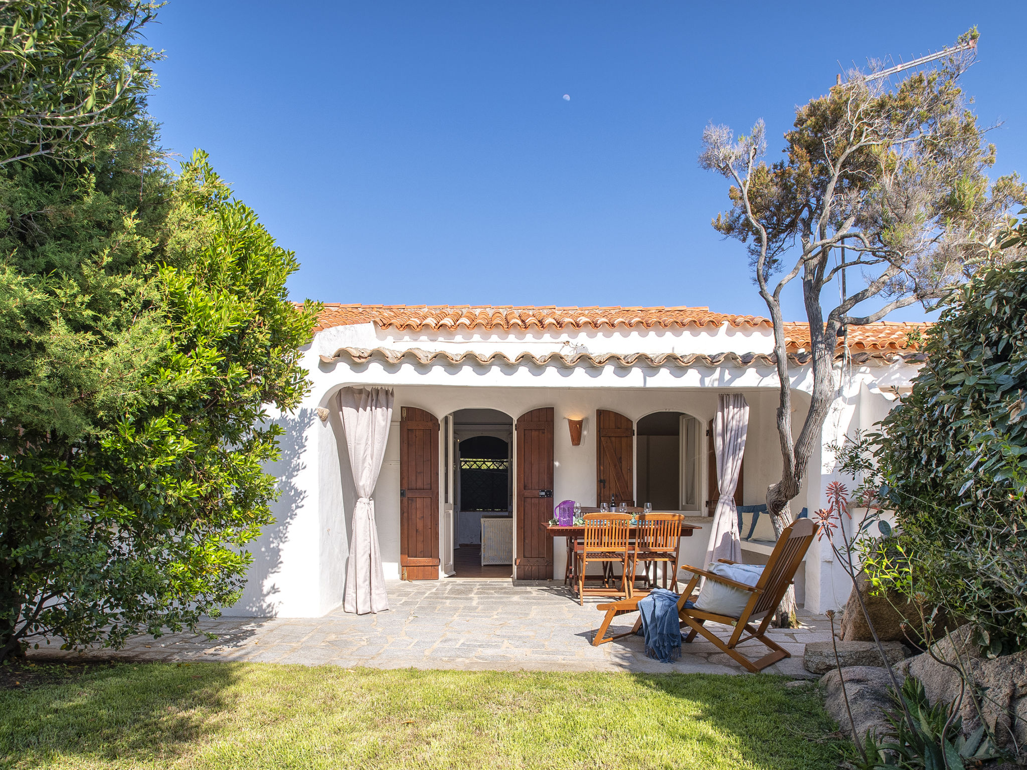 Ferienhaus mit umzäuntem Garten in Porto Cervo (Italien) und 1 Hund erlaubt