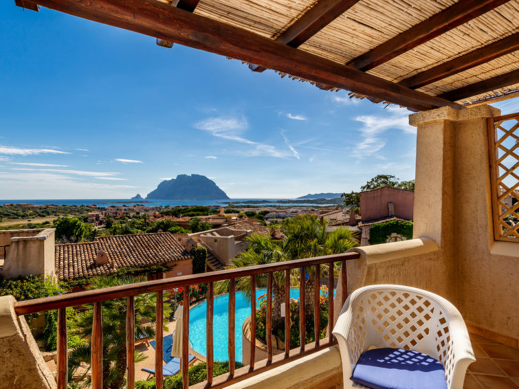 Op 1,0 km van zee: Vakantiehuis met zeezicht in Porto San Paolo in Porto San Paolo